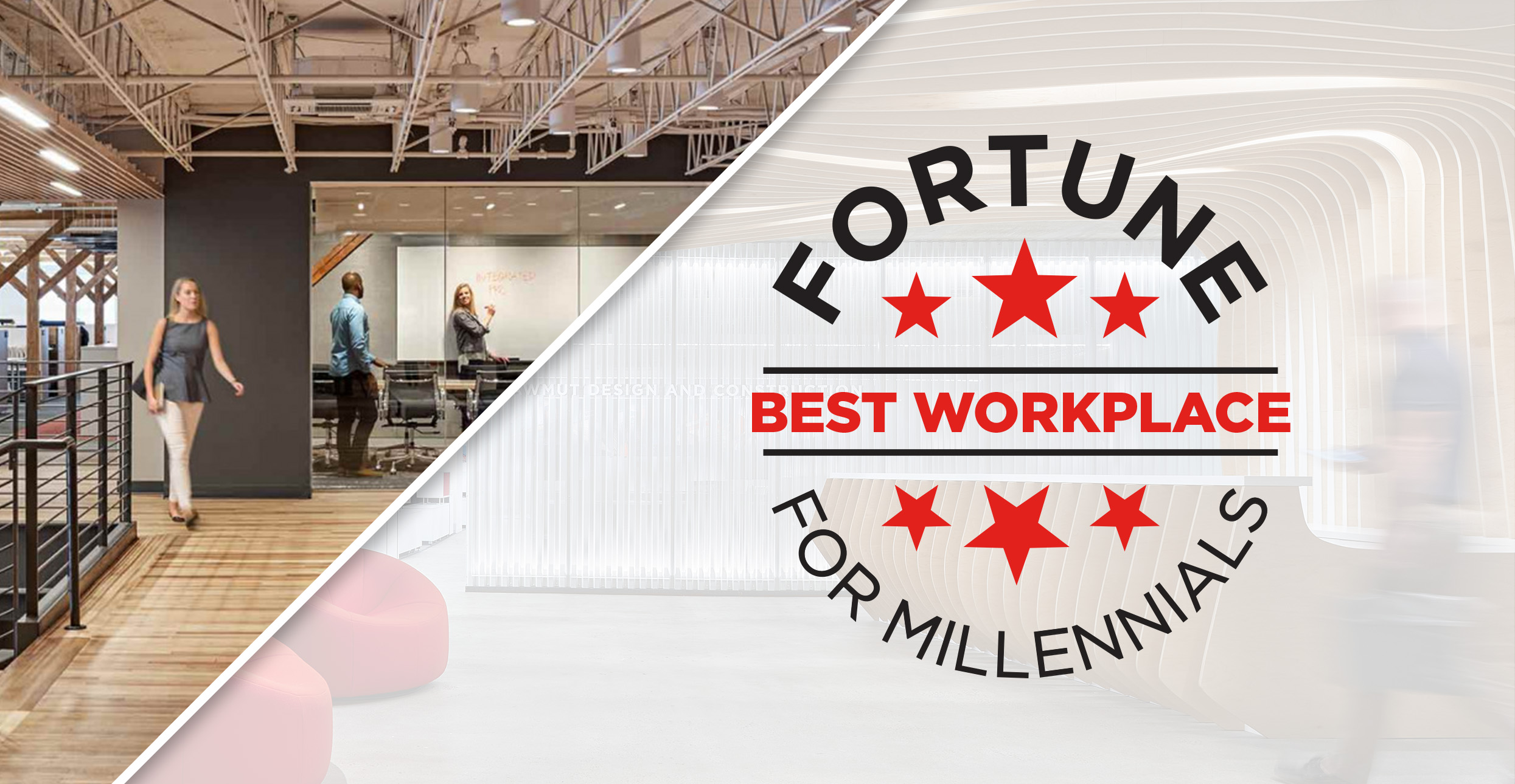 Shawmut Named Fortune Best Workplace for Millennials