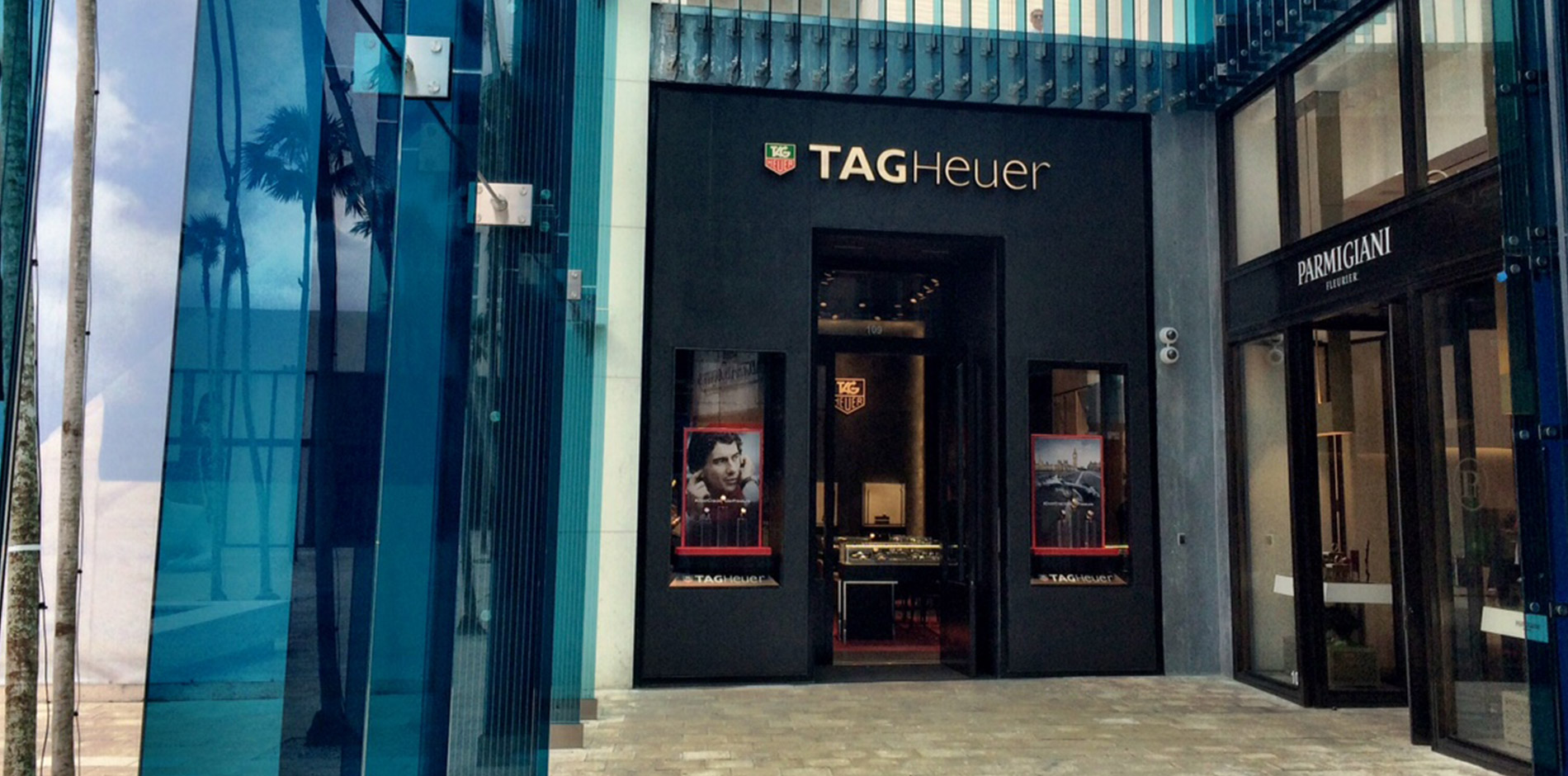 Tag Heuer One of Many Shawmut built Stores at Miami Design District