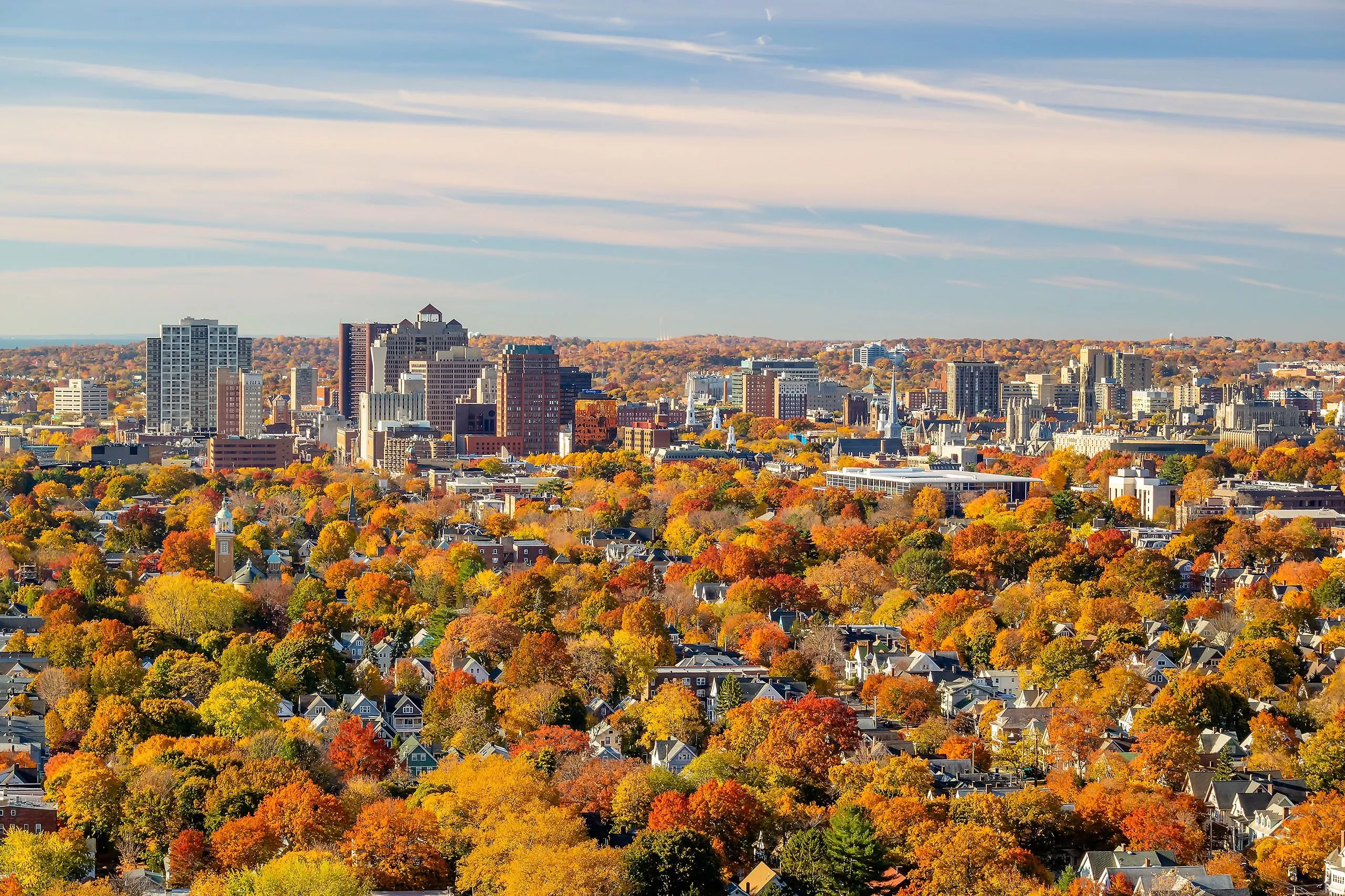 Skyline of New Haven, Connecticut