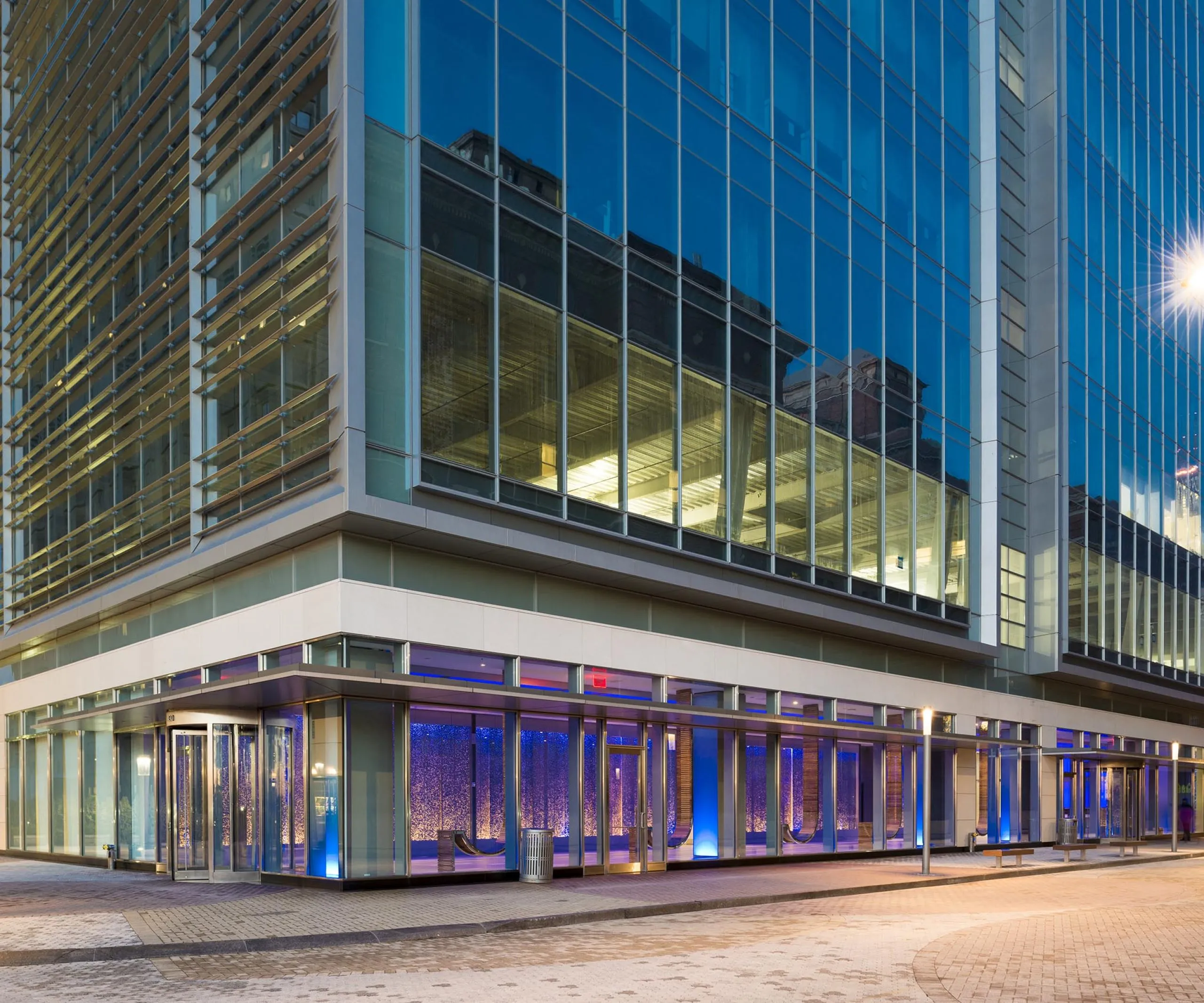 Exterior view of the Alexandria Center for Life Sciences