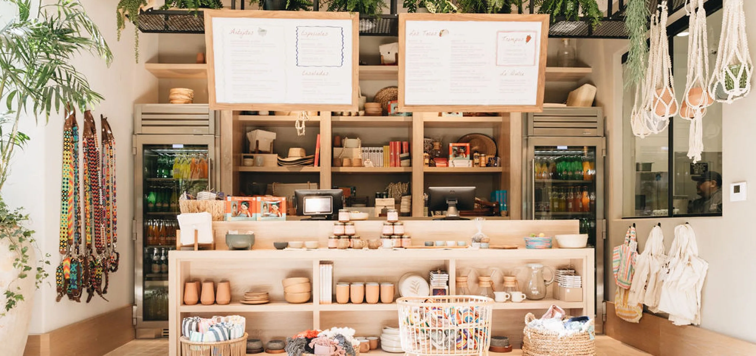 interior view of Alma retail shop