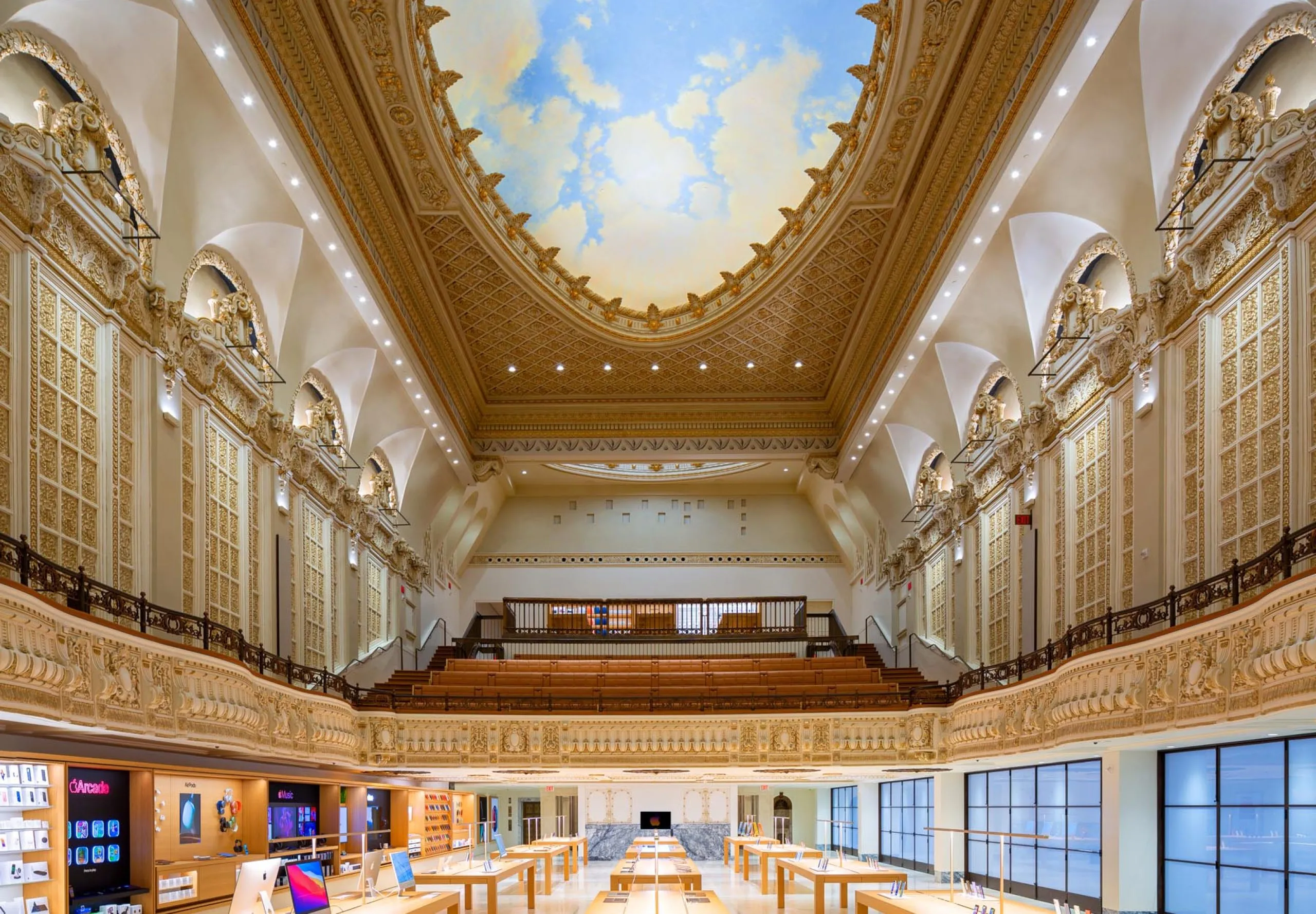 interior view of the floor at the Apple Town Theatre