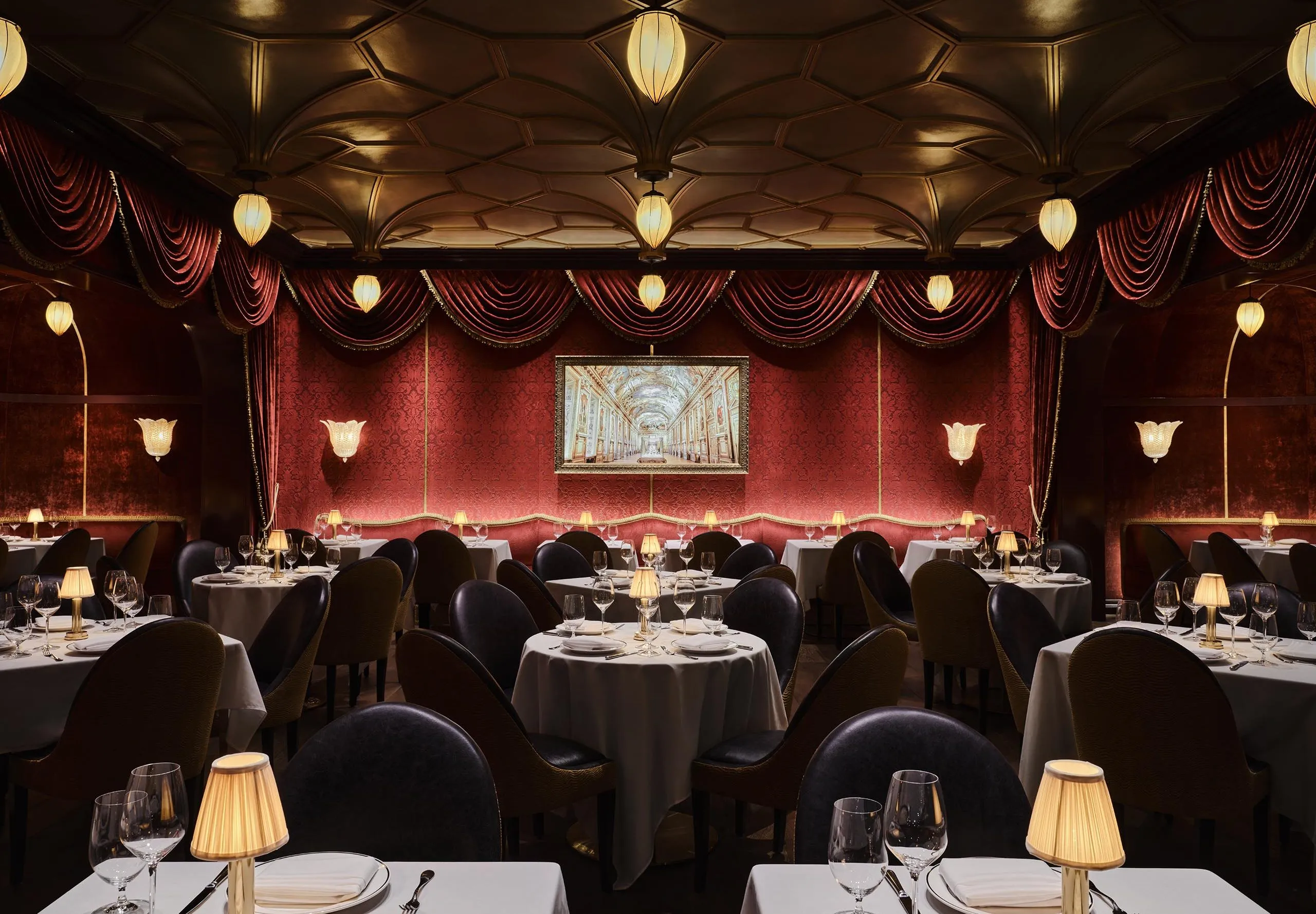 dinning room at Barclays Center