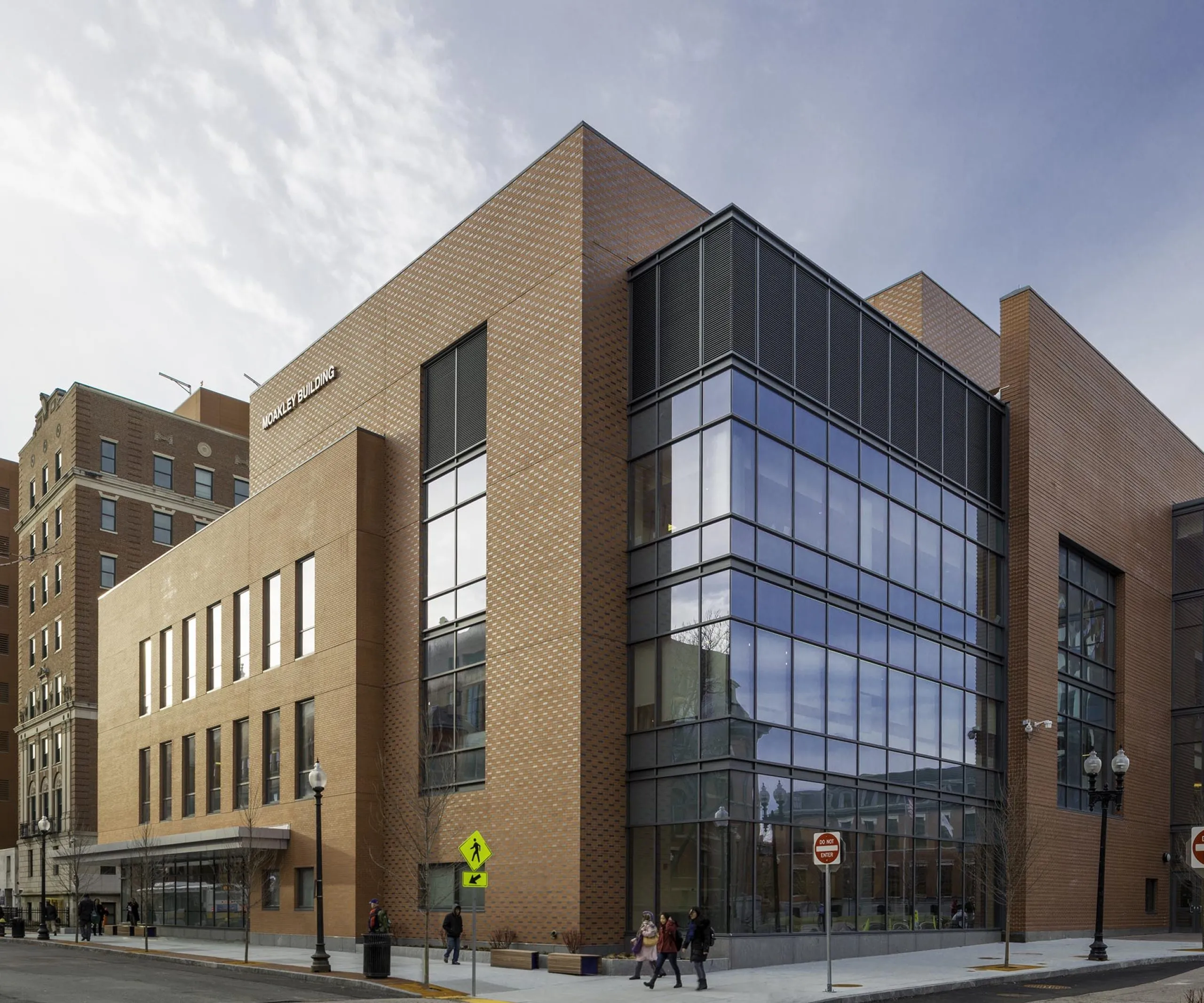 Exterior view of the Boston Medical Center building