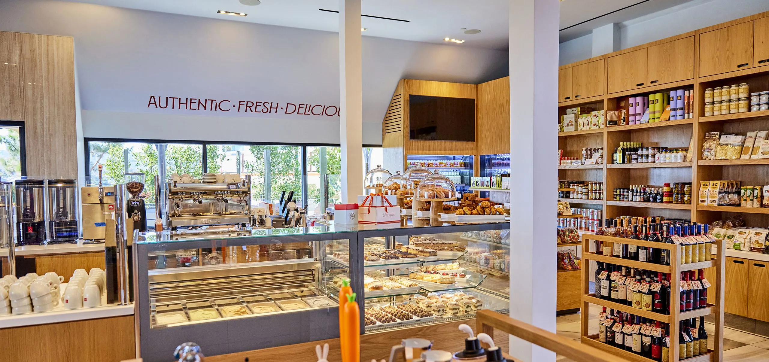 interior view of Bottega Angelina bakery