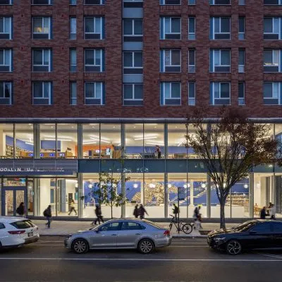 Exterior of Sunset Park Library