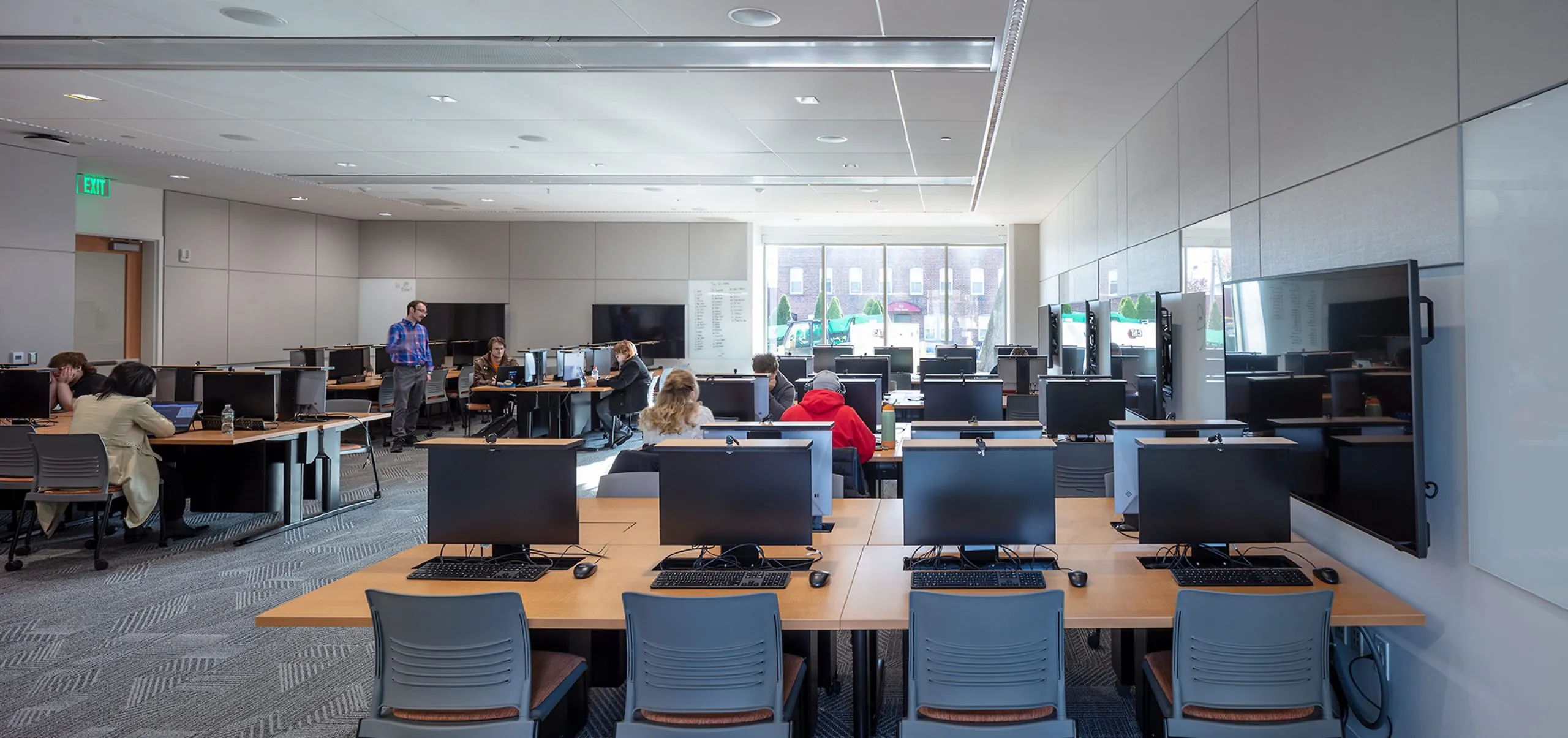 Computer lab at Center for Media Arts, Computers & Design