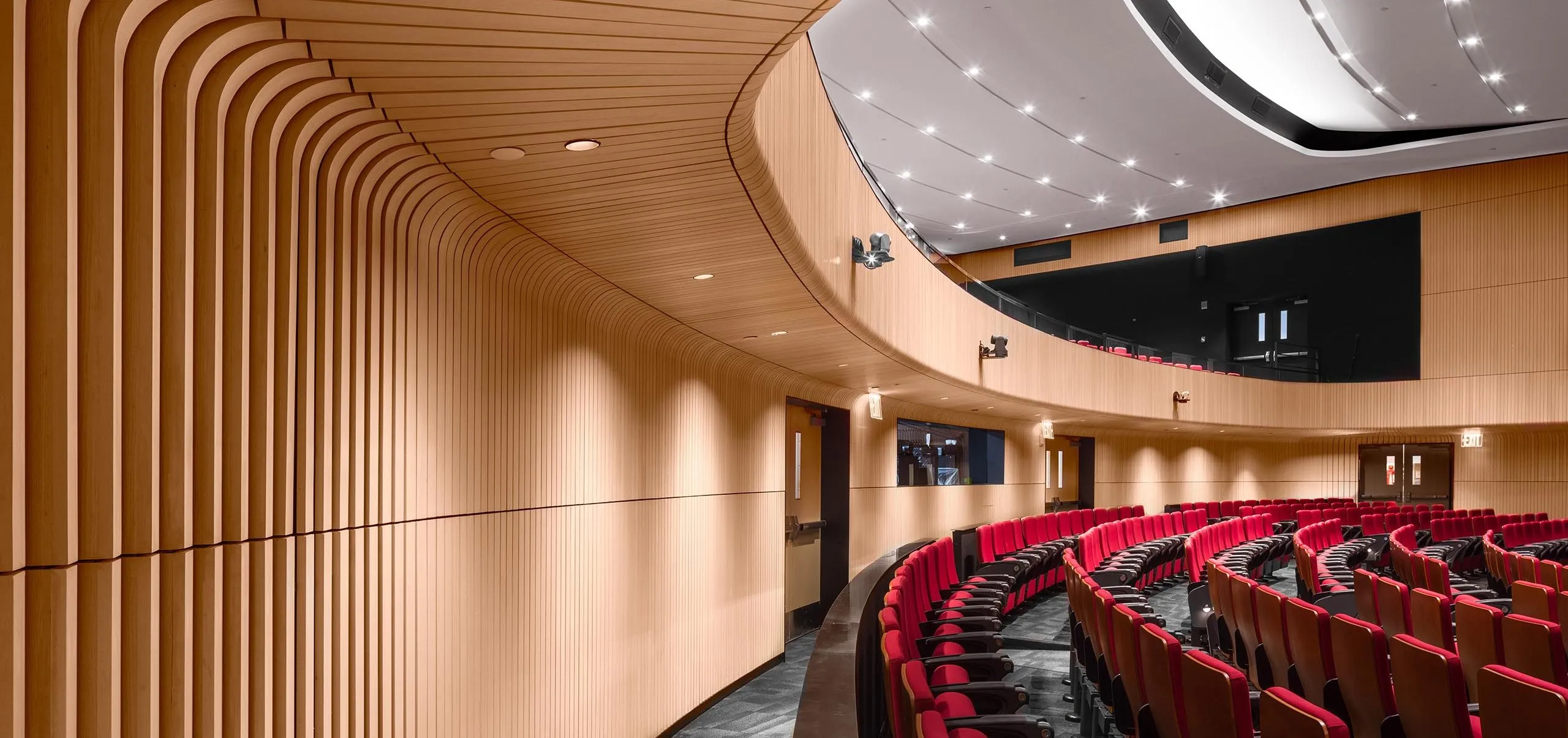 Walkway in Columbia University Alumni Auditorium