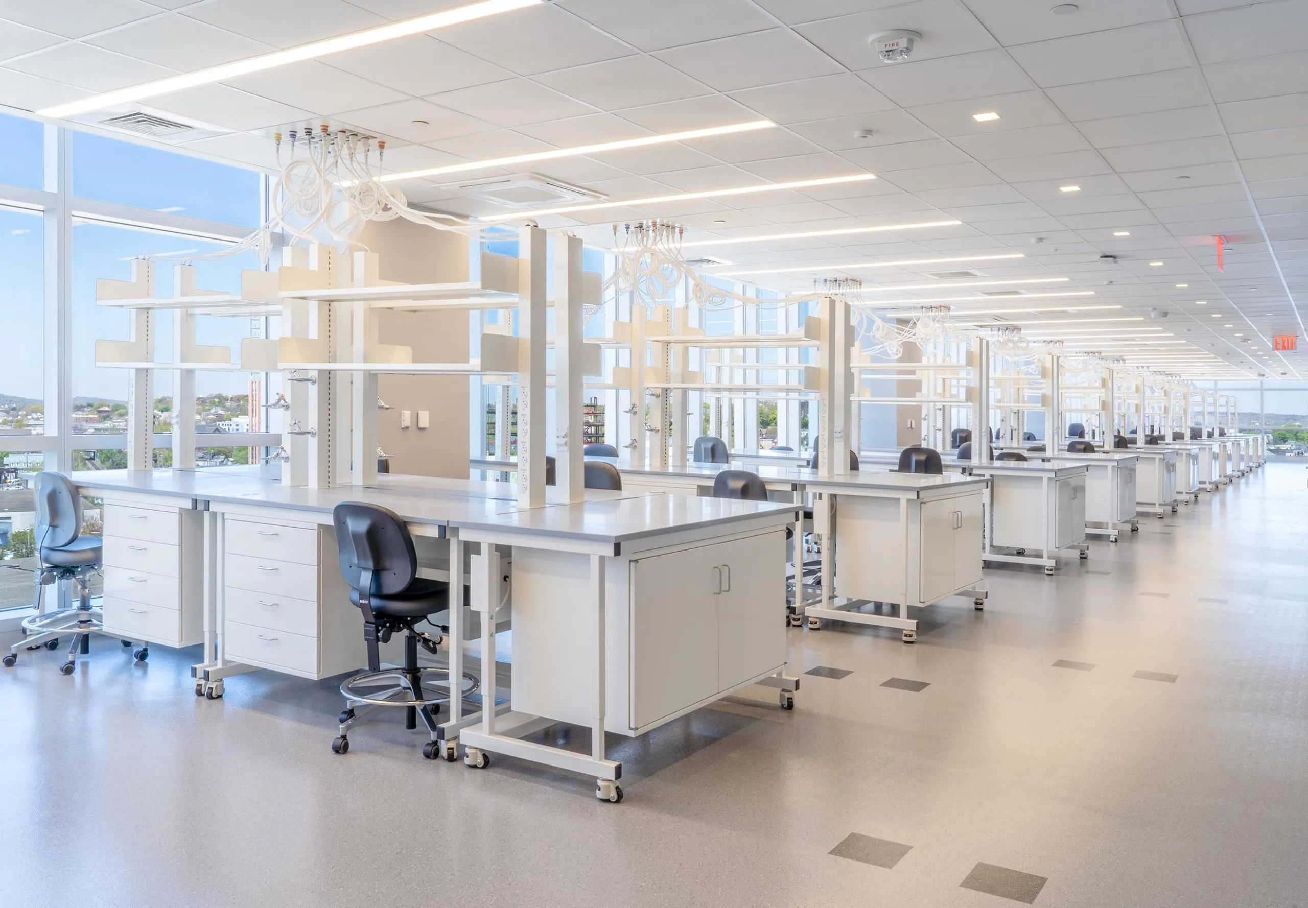 interior view of a teaching lab