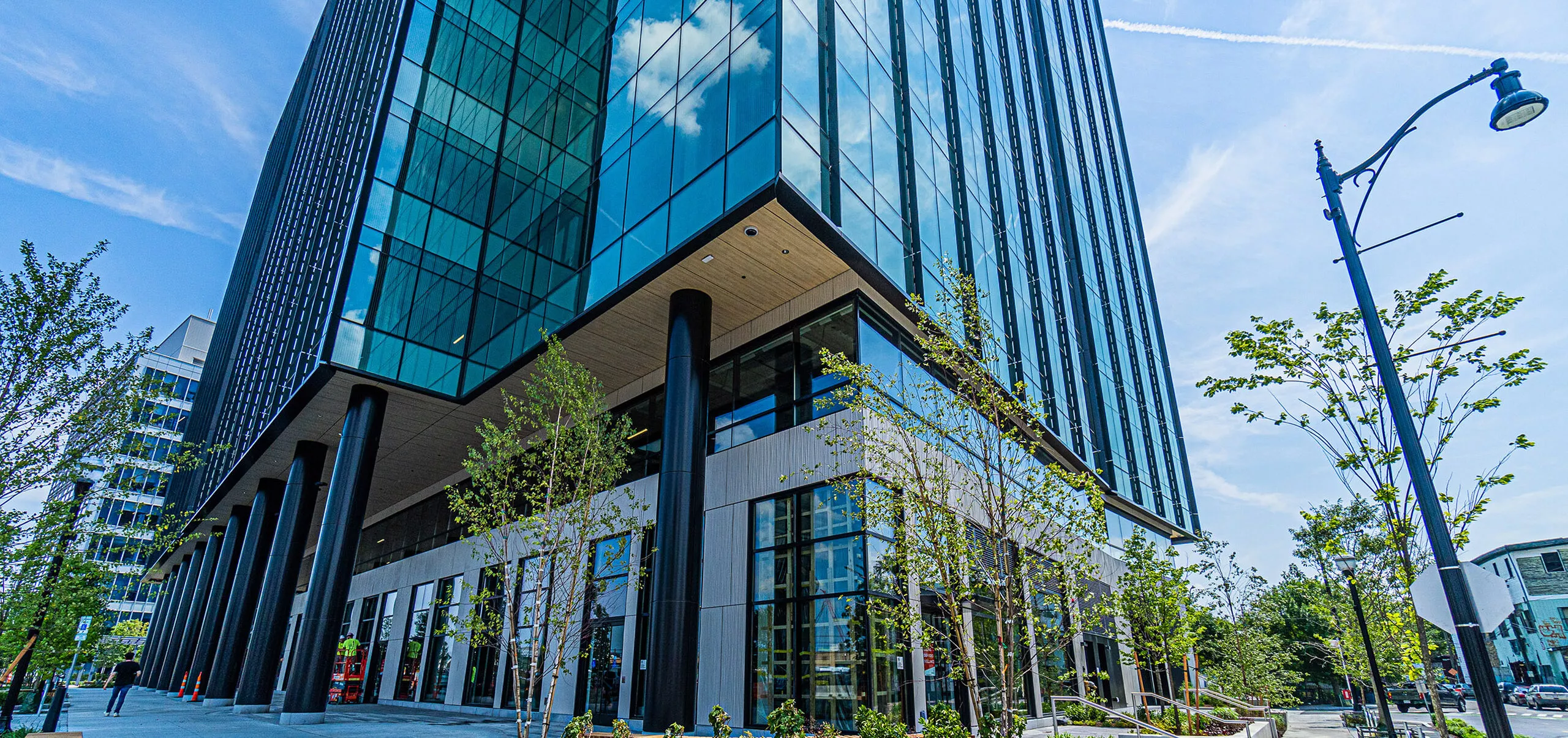 exterior view of the door to DLJ Real Estate Capital Partners building