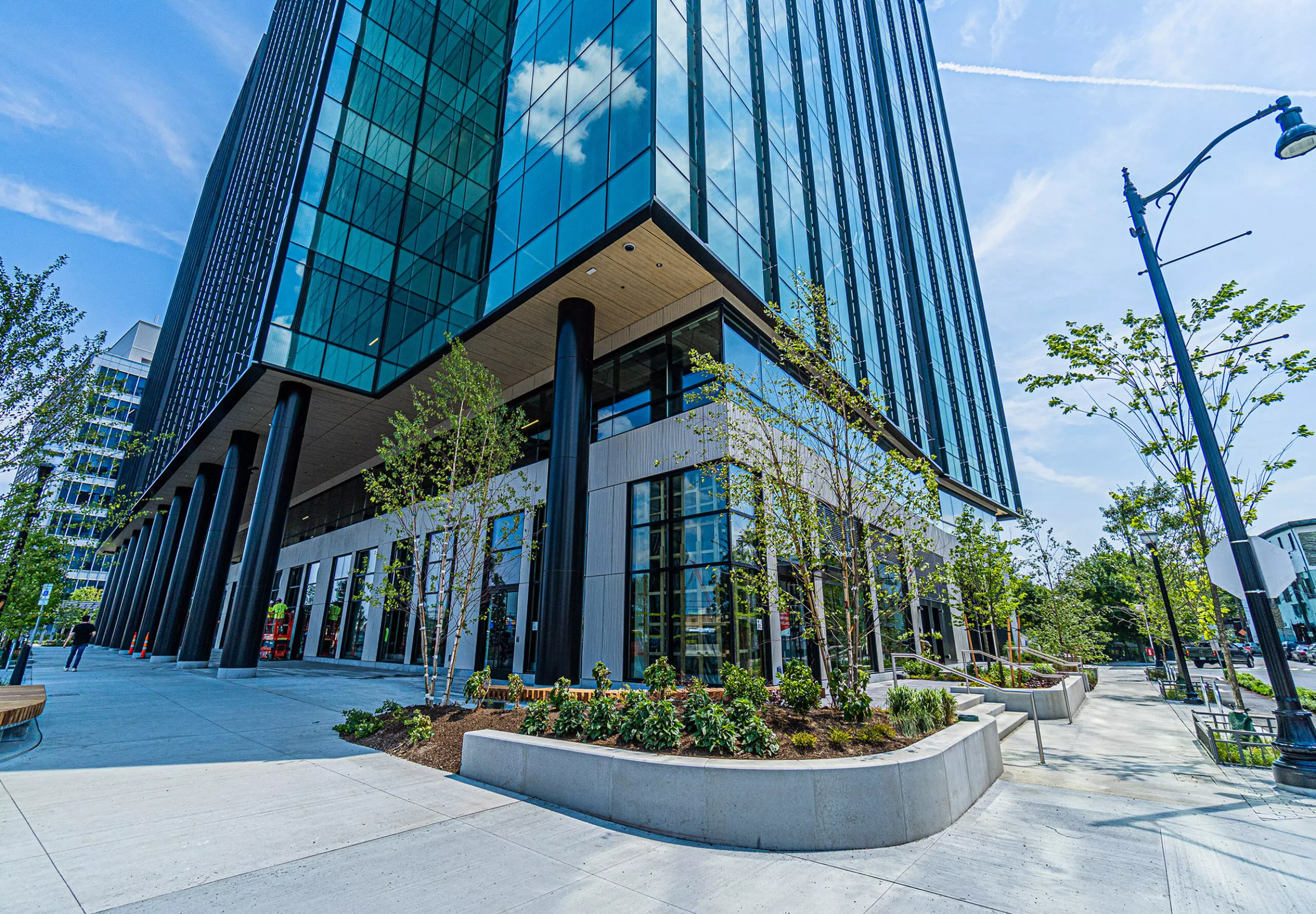 exterior view of the door to DLJ Real Estate Capital Partners building