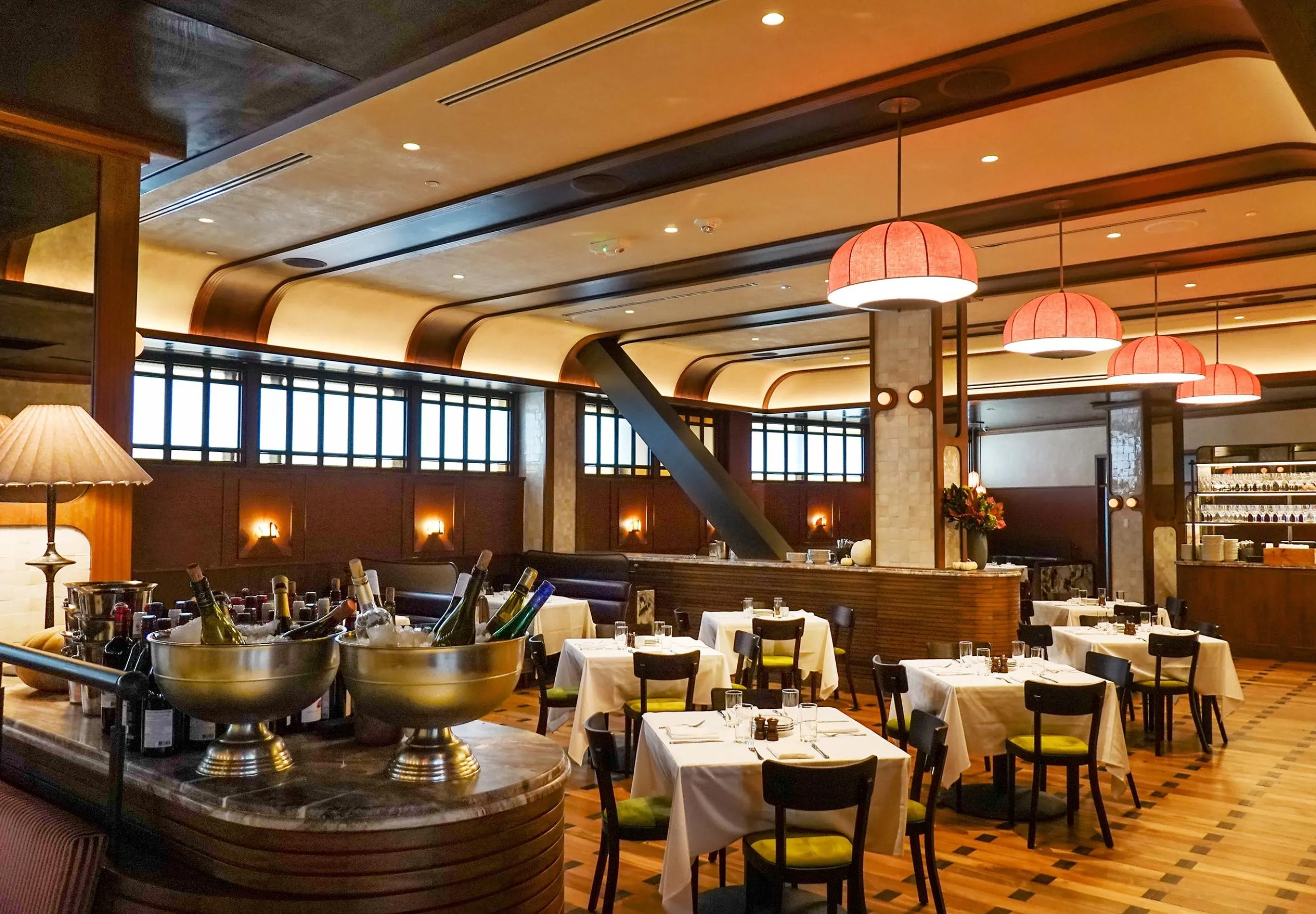 Interior view of the dinning room at The Eastern Standard