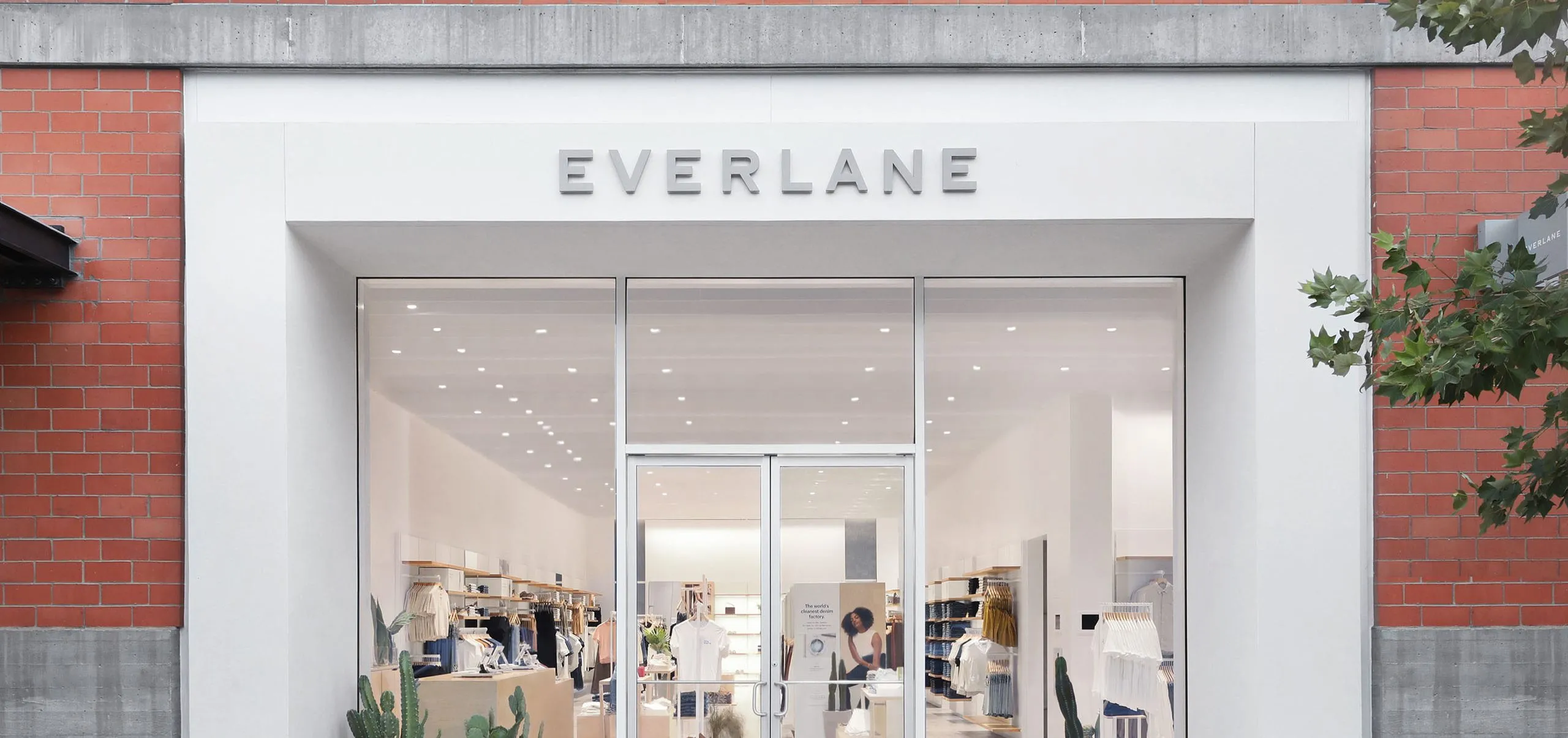 Exterior entrance of Everlane