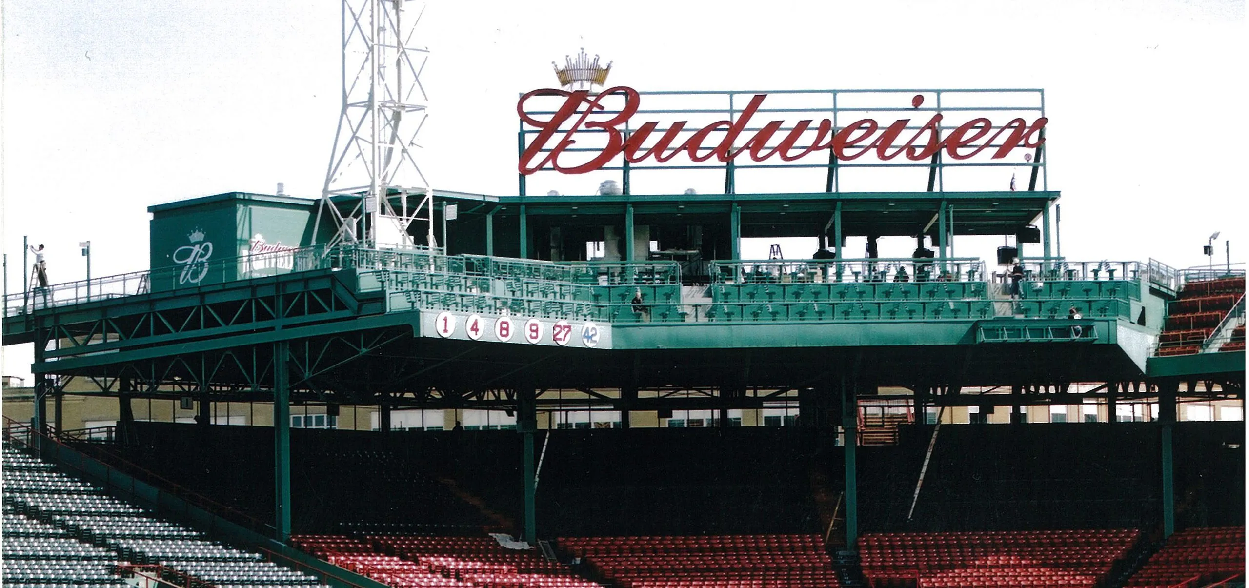 Stadium and field at Fenway