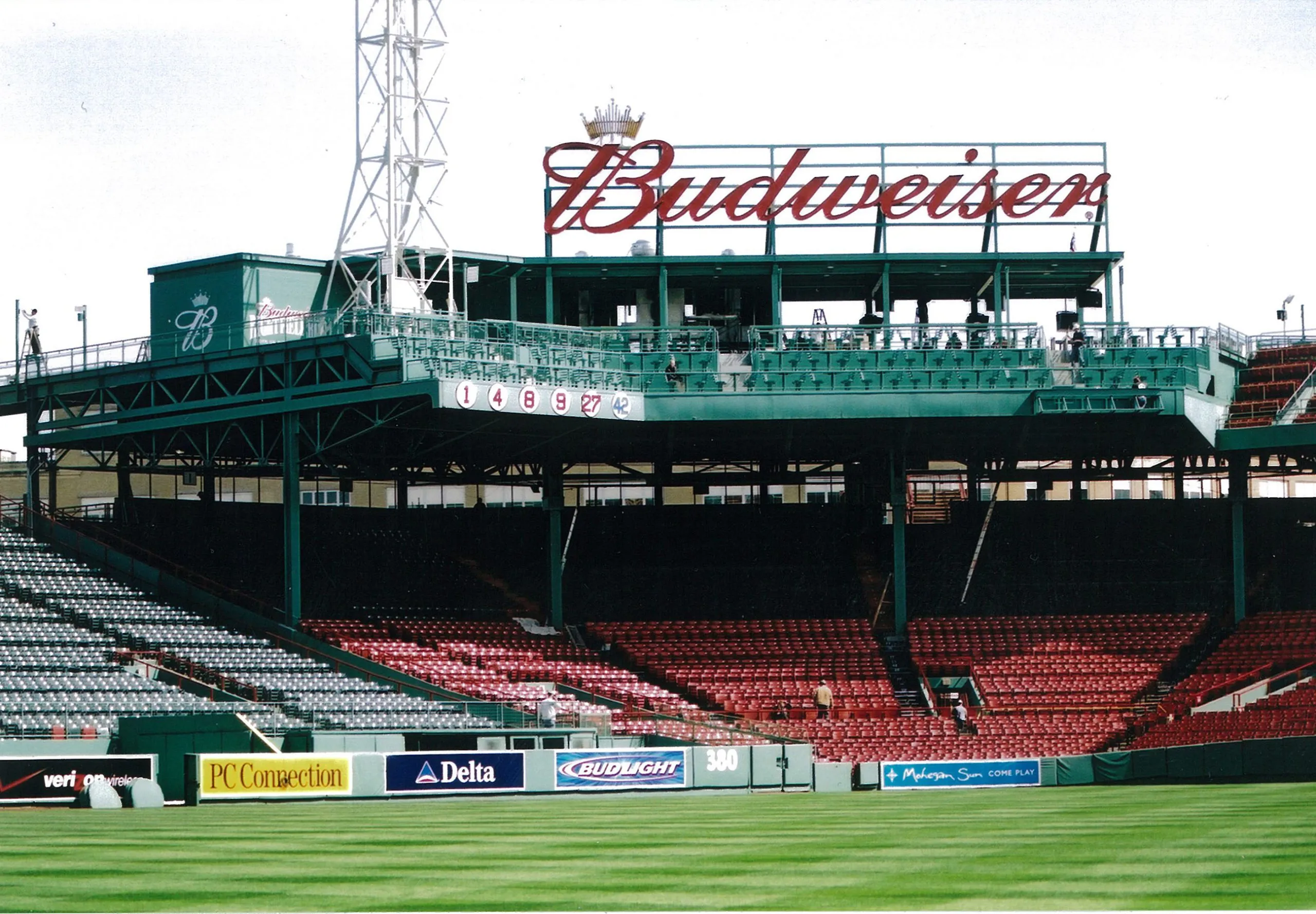 Stadium and field at Fenway