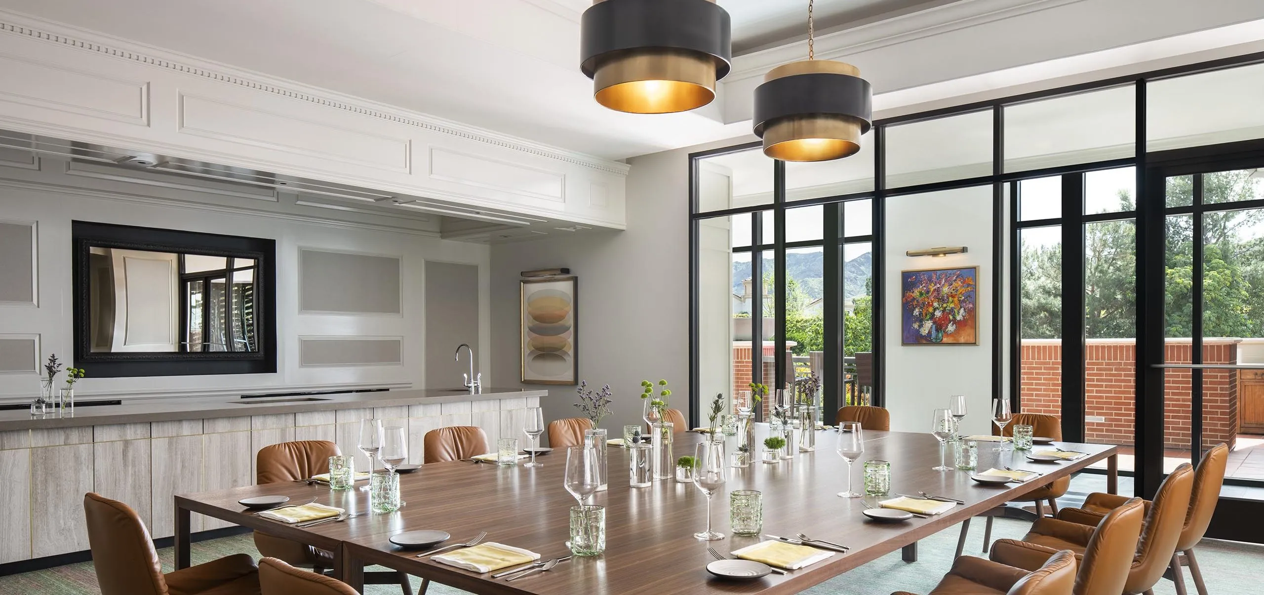 Interior view of a conference room at the Four Seasons Hotel Westlake Village