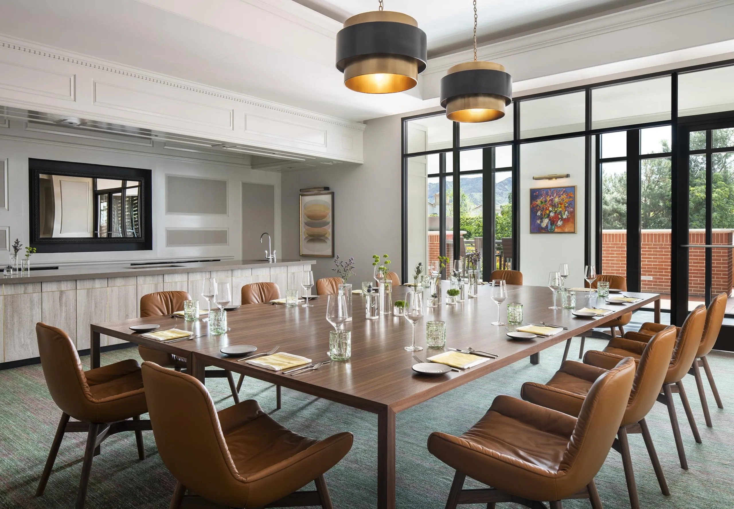 Interior view of a conference room at the Four Seasons Hotel Westlake Village