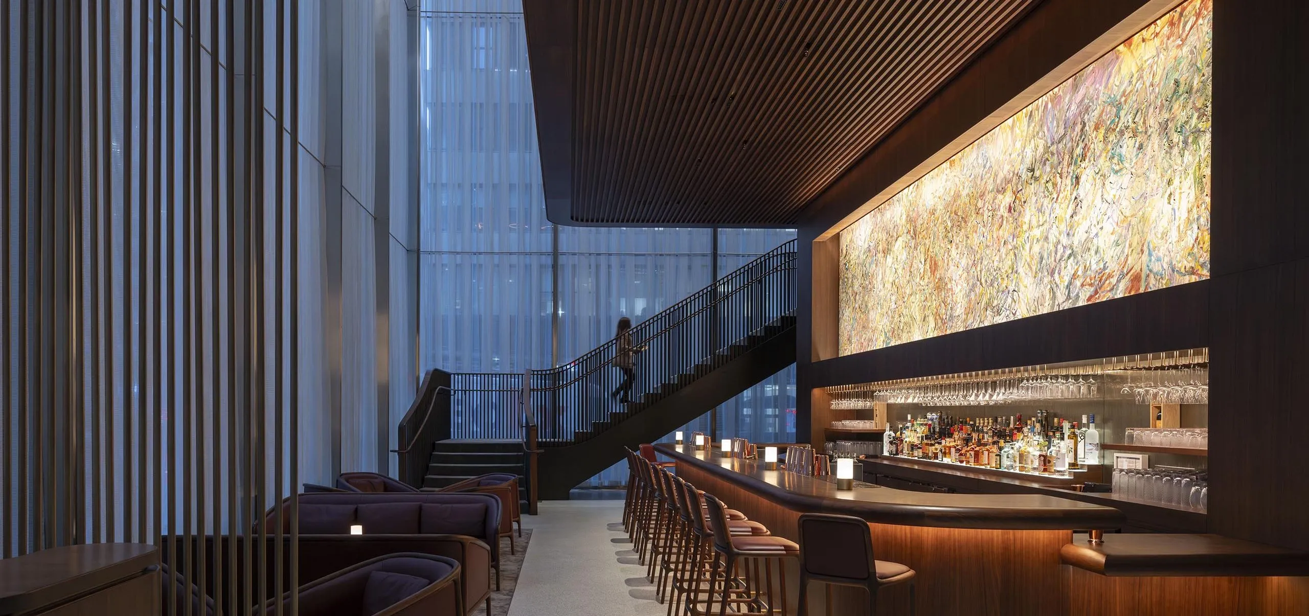 Interior view of the bar at Four Twenty Five