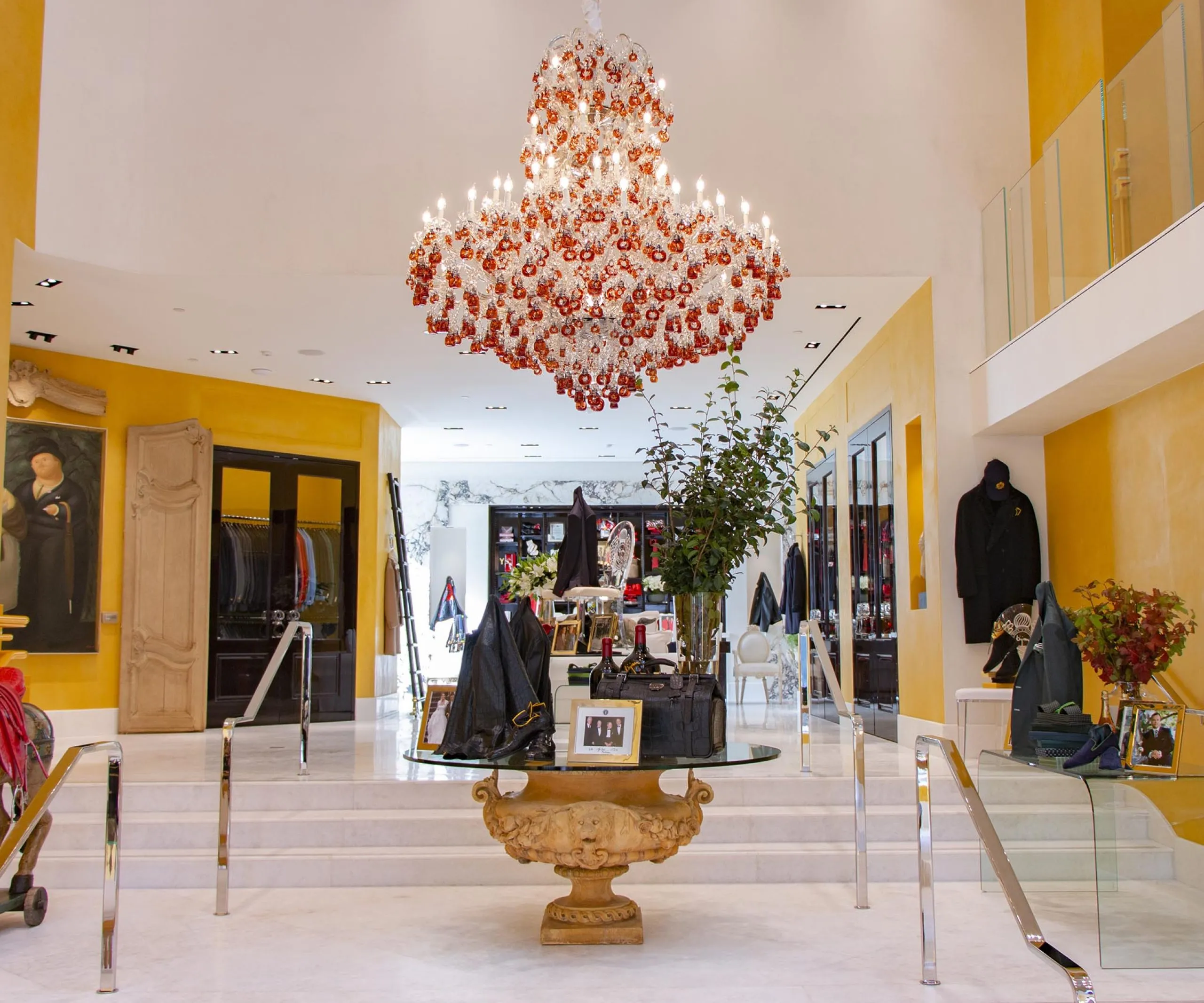 interior view of House of Bijan store