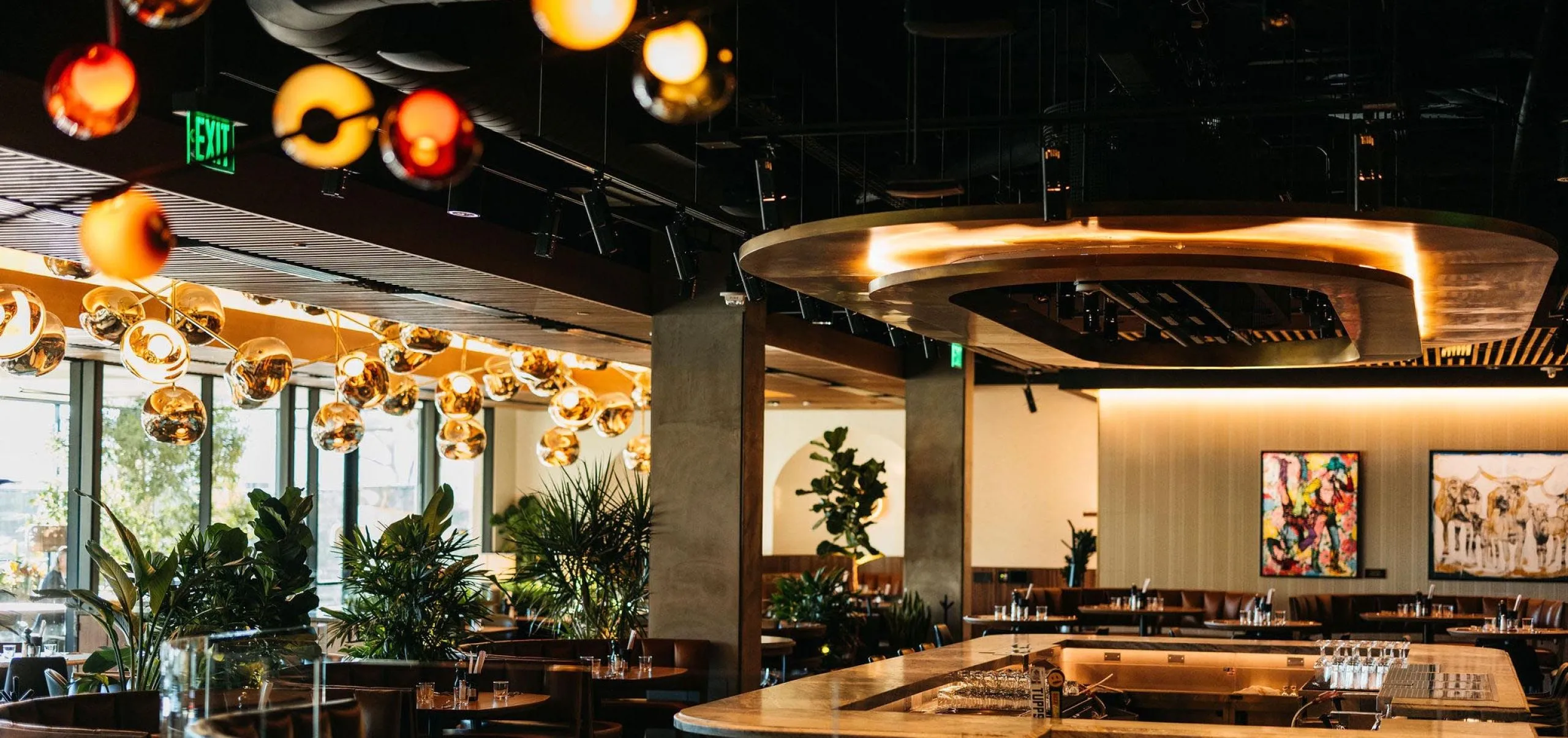 Interior view of the dining at Joey Restaurants