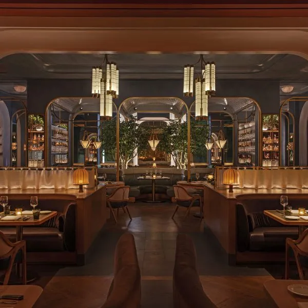 Interior view of the dining room at JW Marriott Essex House