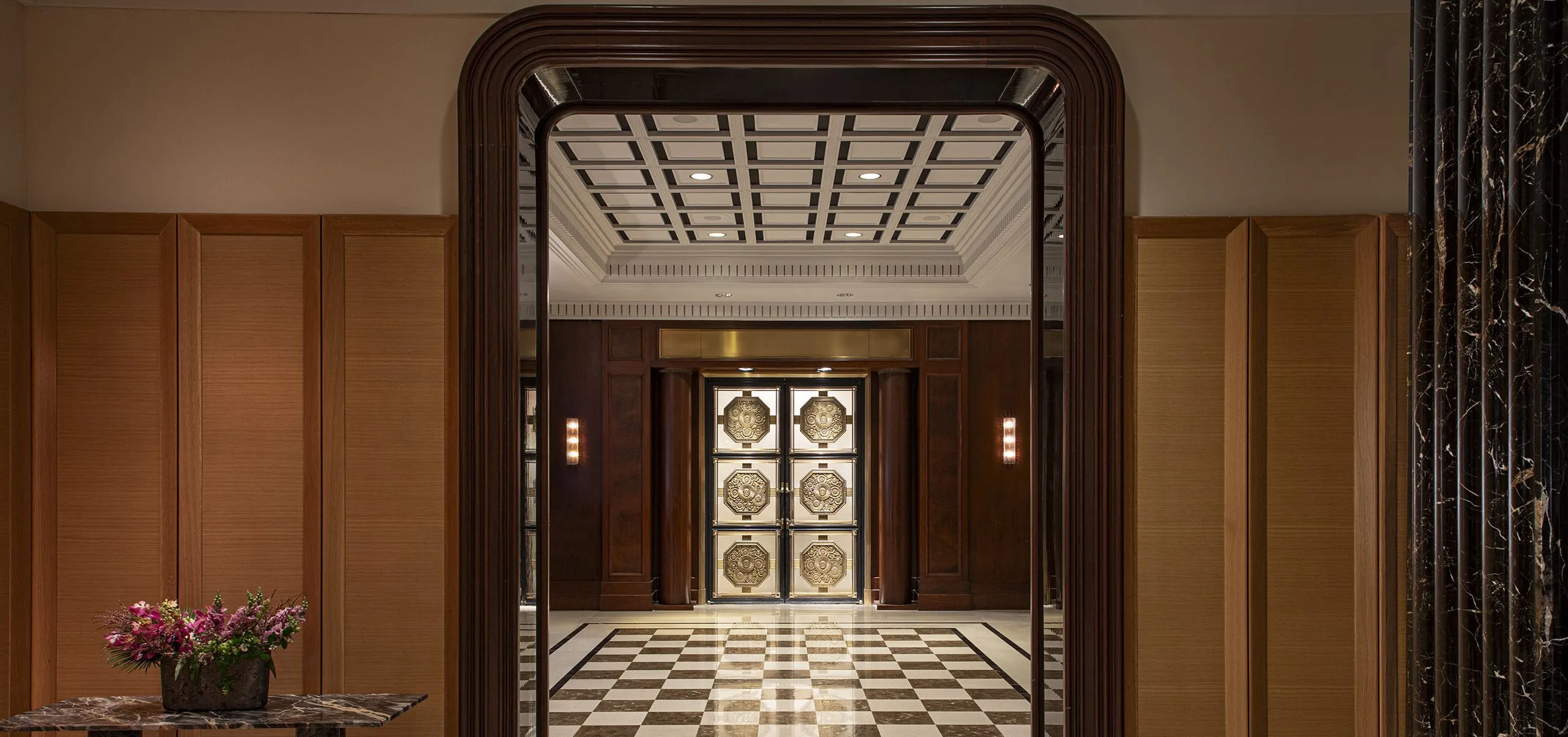 Interior view of the lobby at JW Marriott Essex House