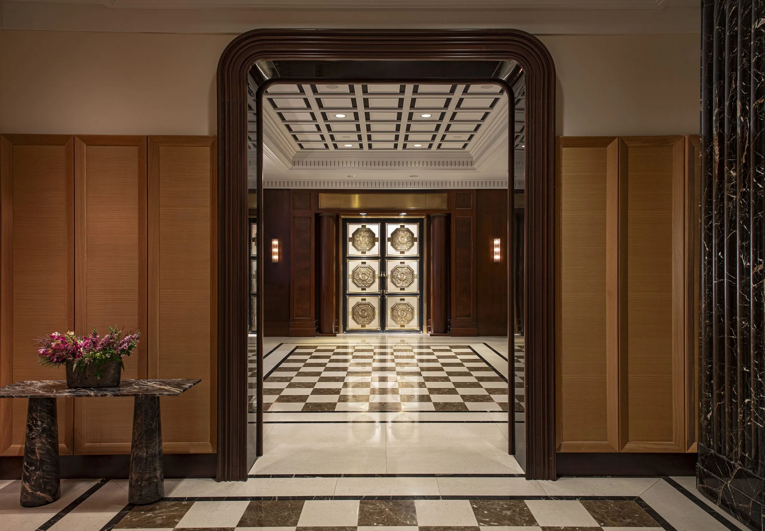 Interior view of the lobby at JW Marriott Essex House