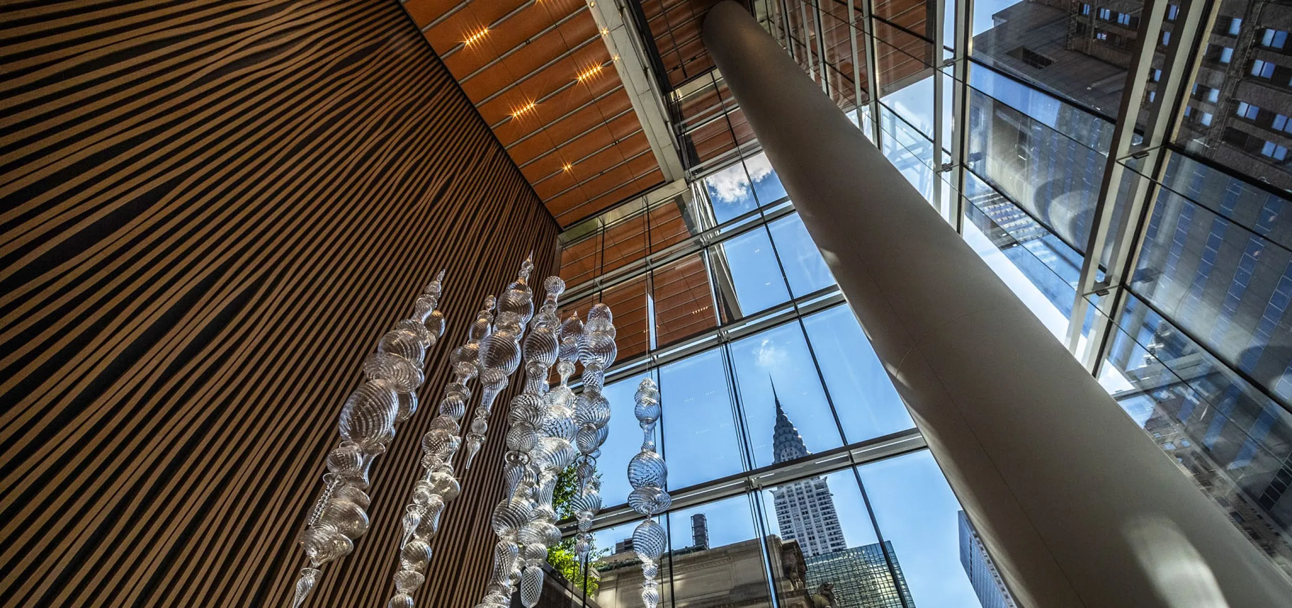 Interior view of the entryway at Le Pavillon