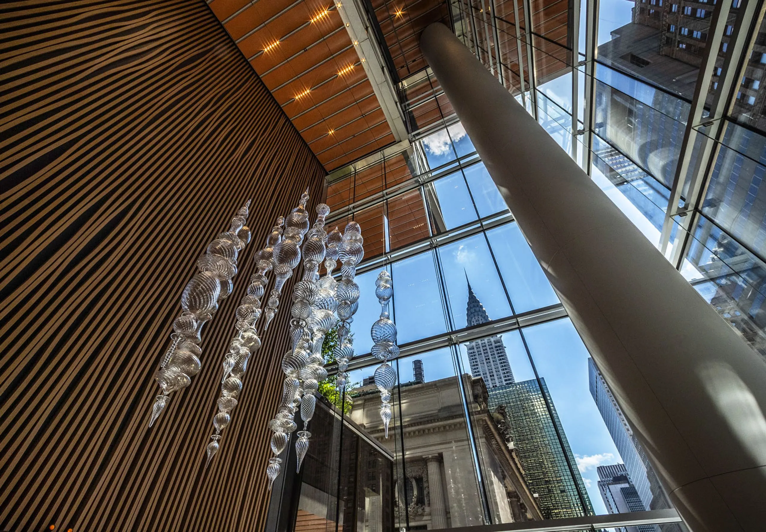 Interior view of the entryway at Le Pavillon