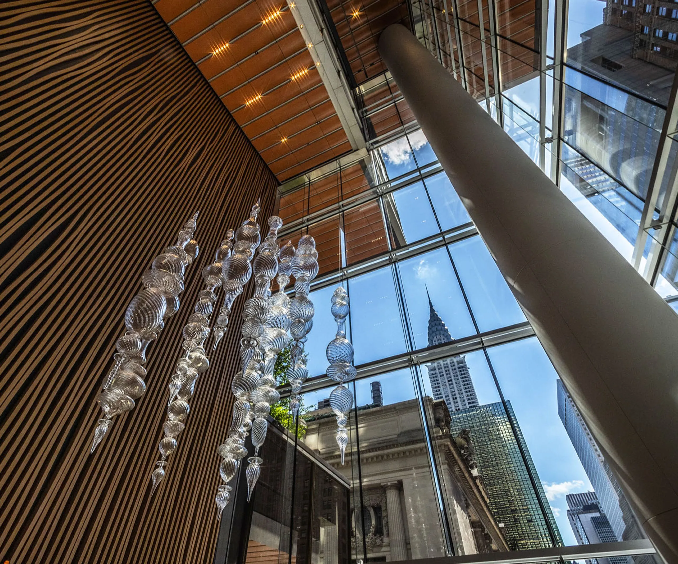 Interior view of the entryway at Le Pavillon