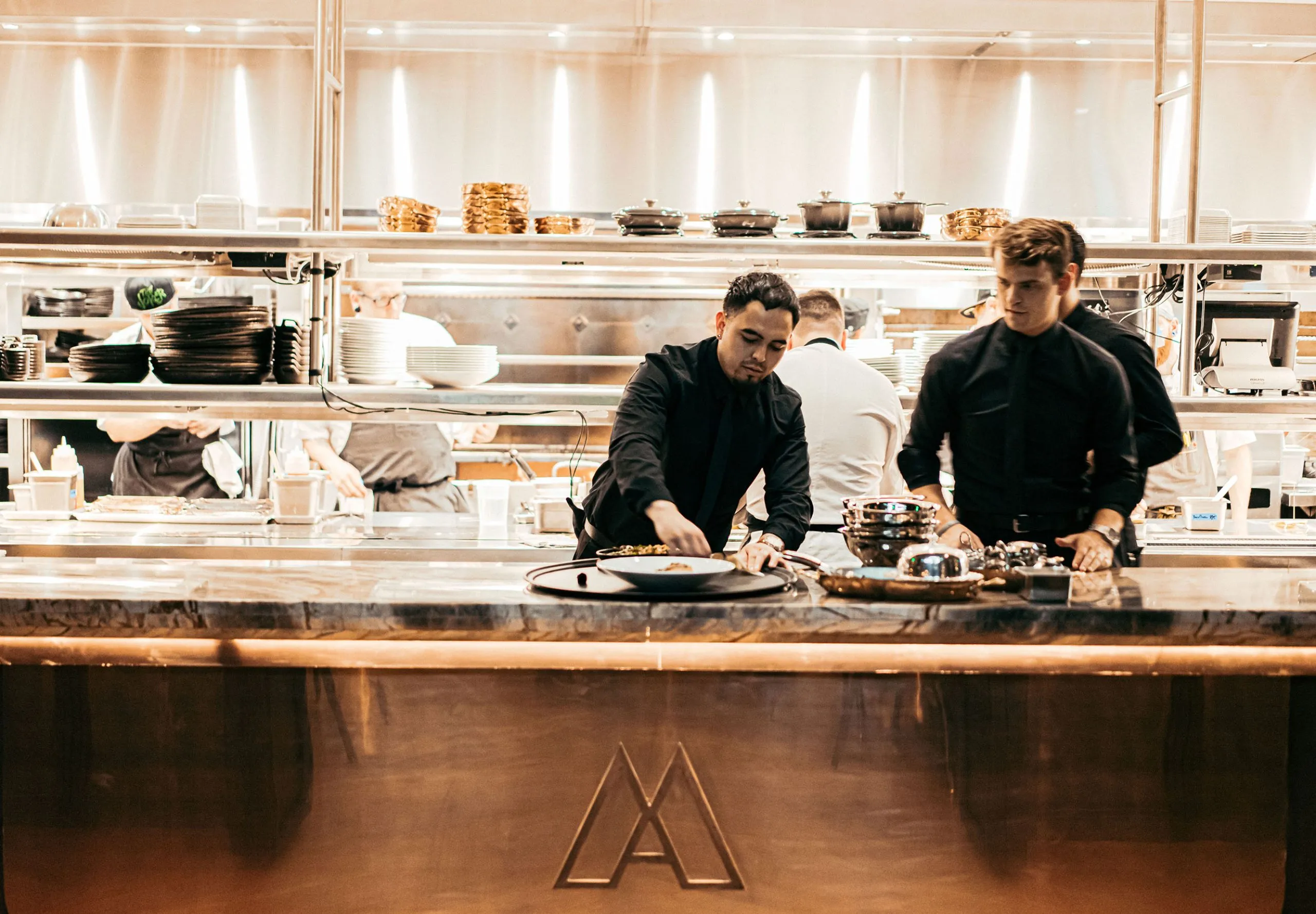 Interior view of the kitchen at Maple and Ash