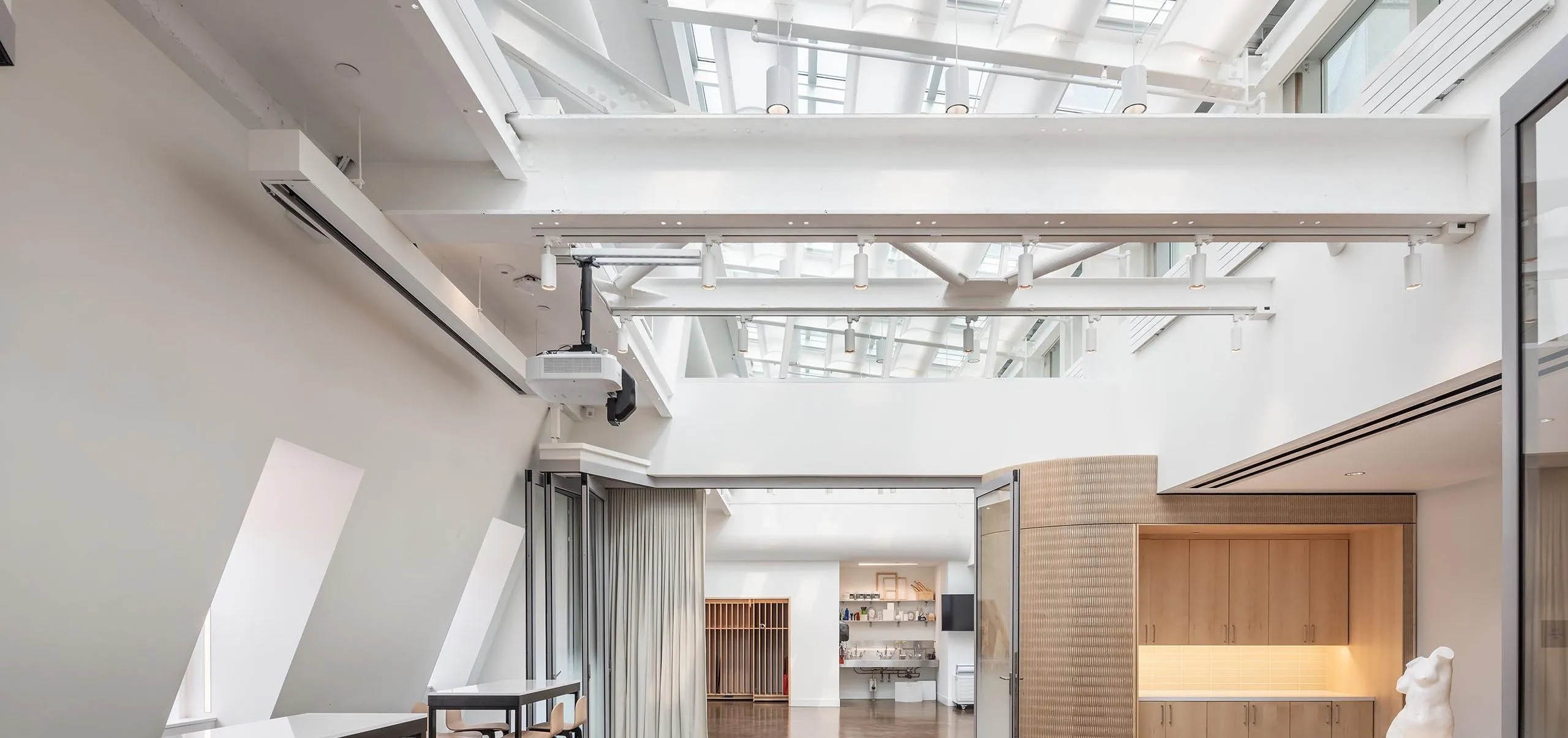 Communal sitting area in the Judith Mara Carson Center for Visual Arts