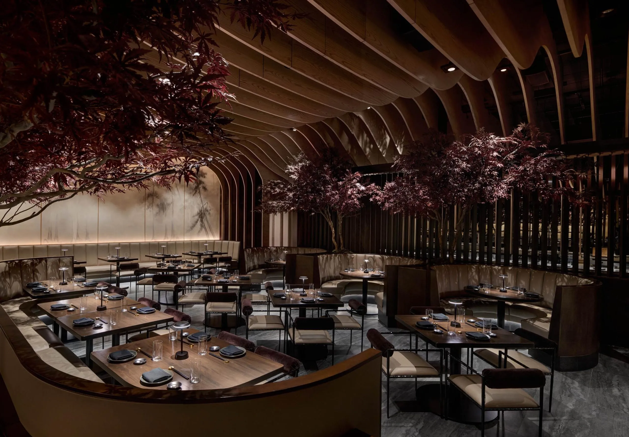 Interior view of the dinning room at Nami Lake Nona