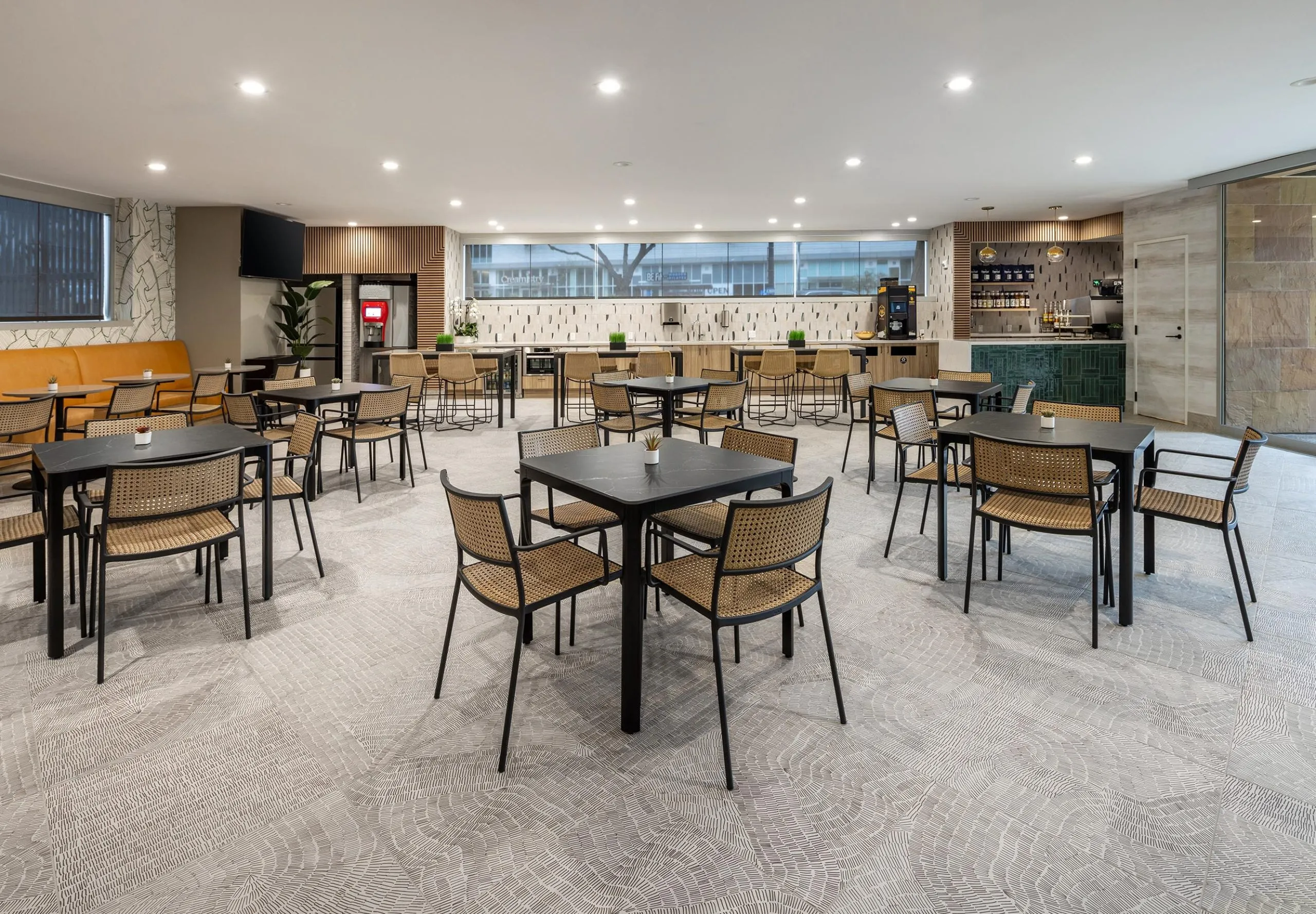 interior view of dining room at Petco Park