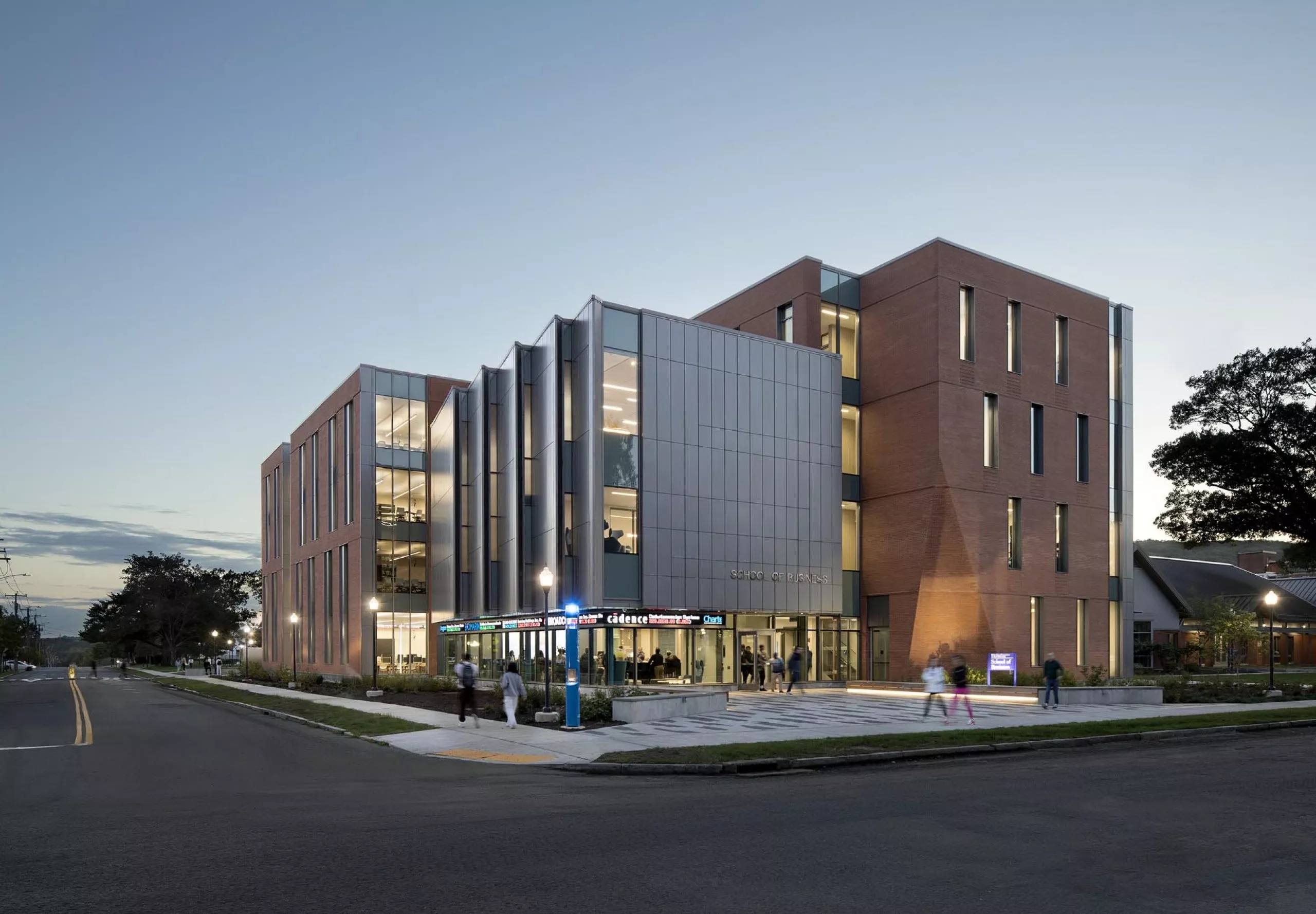 Street view of Southern Connecticut State University School of Business