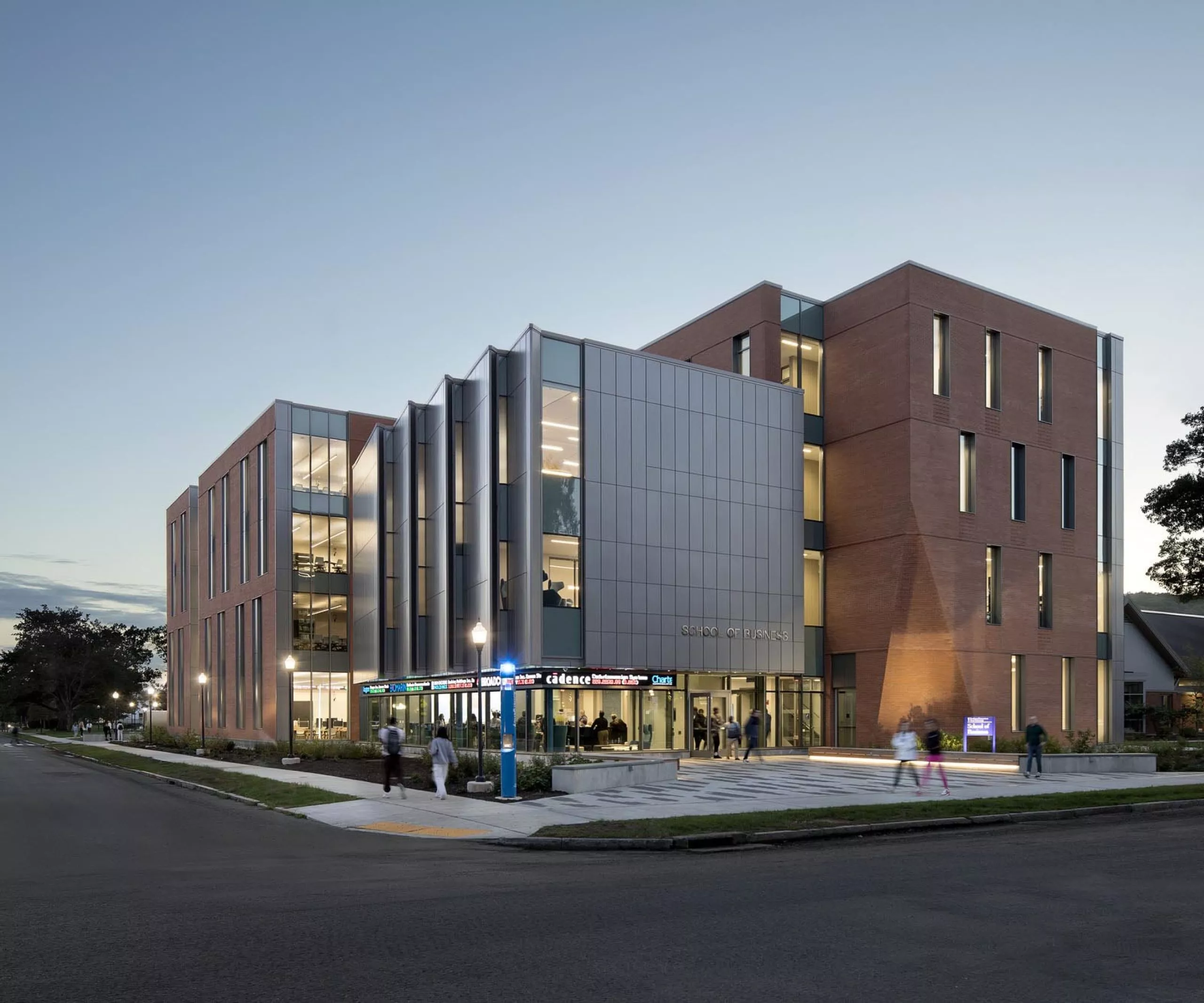 Street view of Southern Connecticut State University School of Business