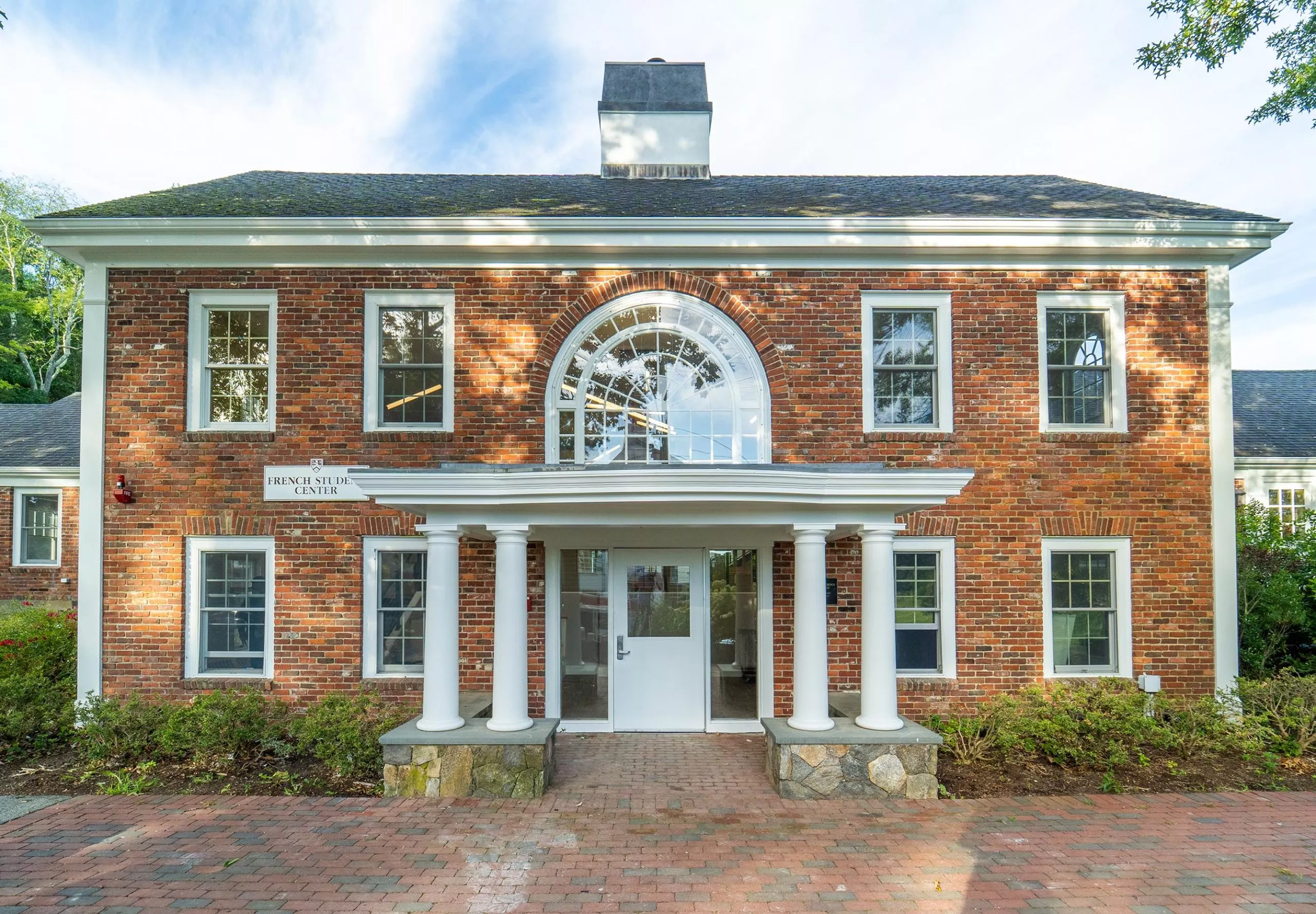 Historic exterior of the Governor's Academy French Student Center