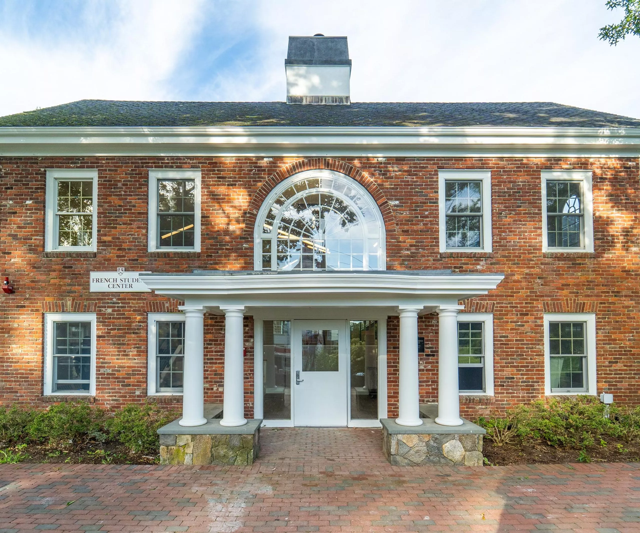 Historic exterior of the Governor's Academy French Student Center