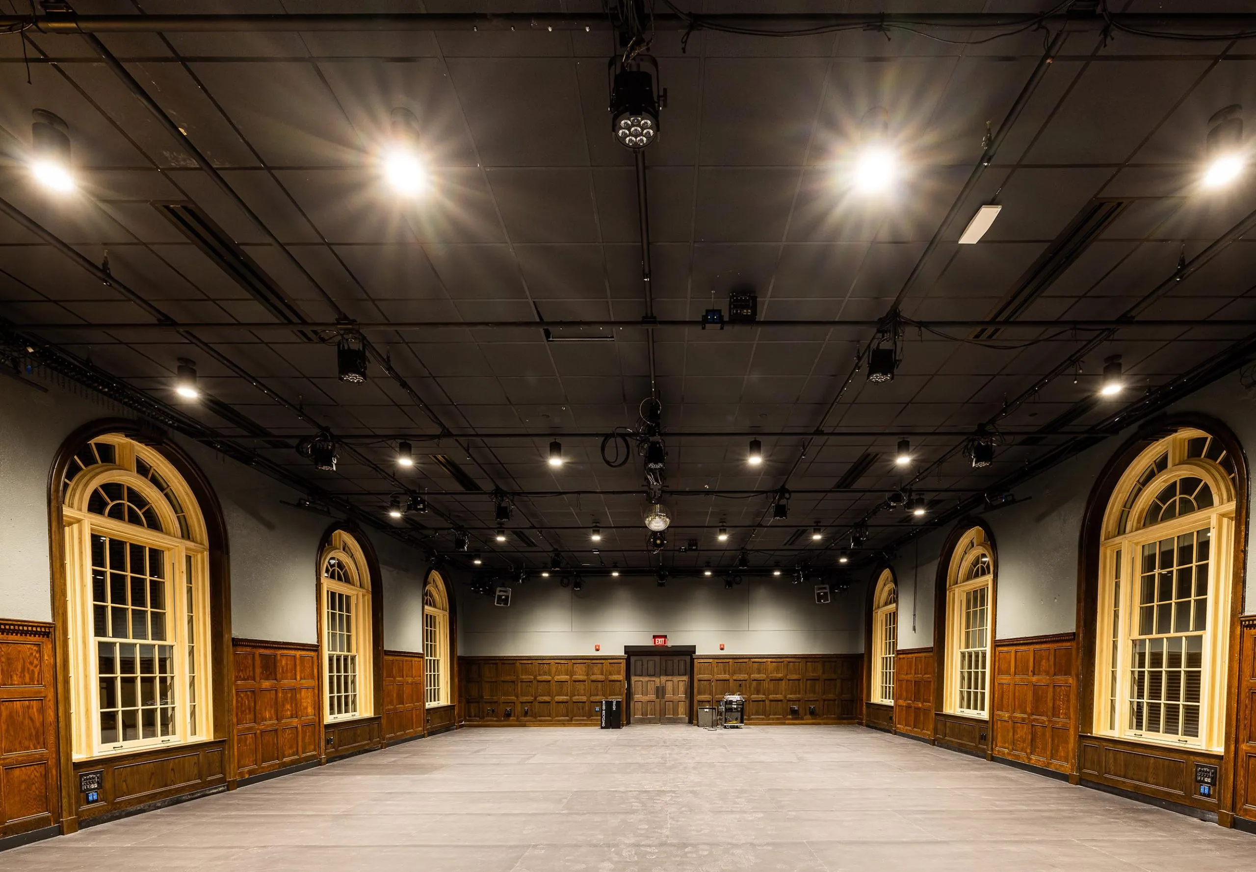 Rehearsal room at the Huntington Theatre