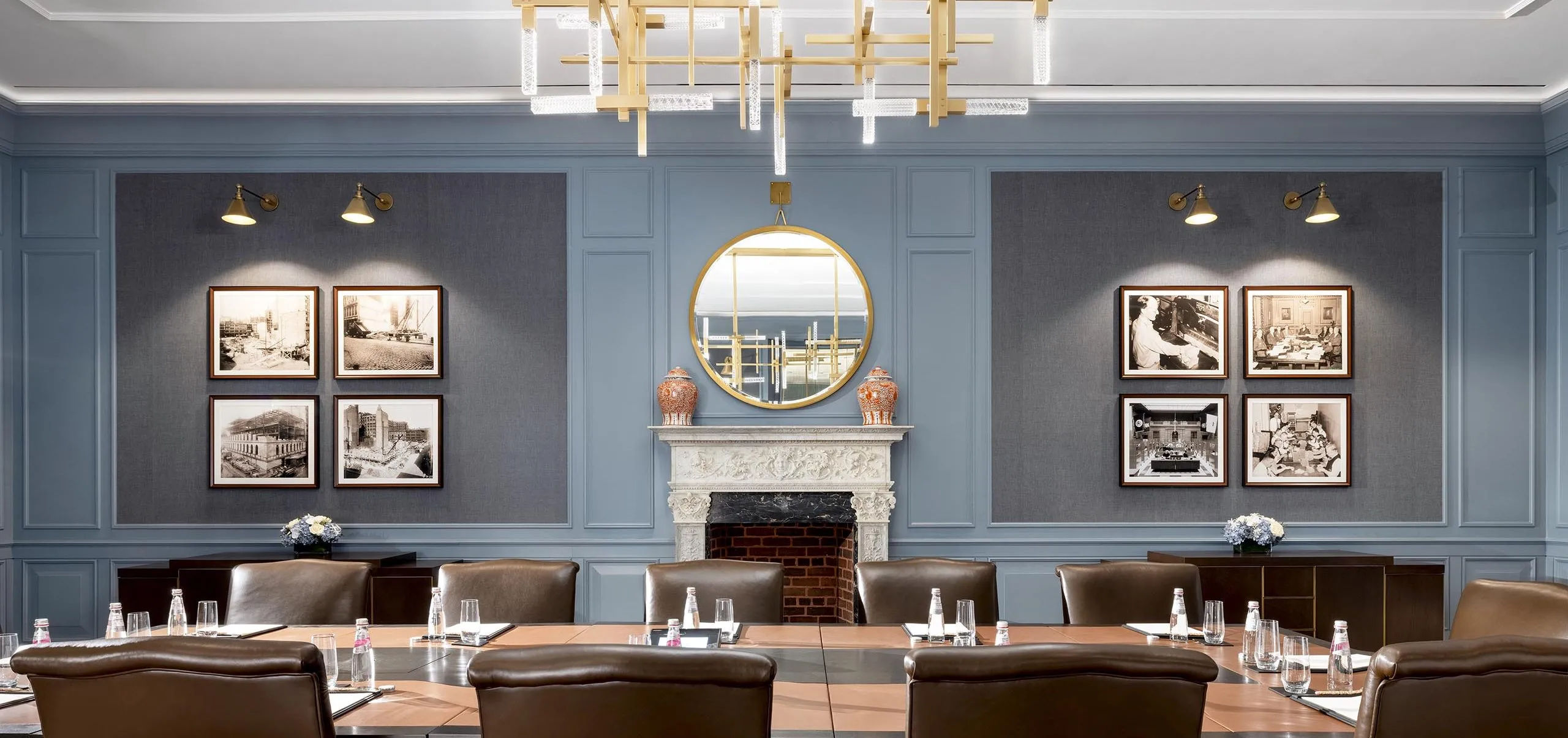 Interior view of a conference at the Langham Boston