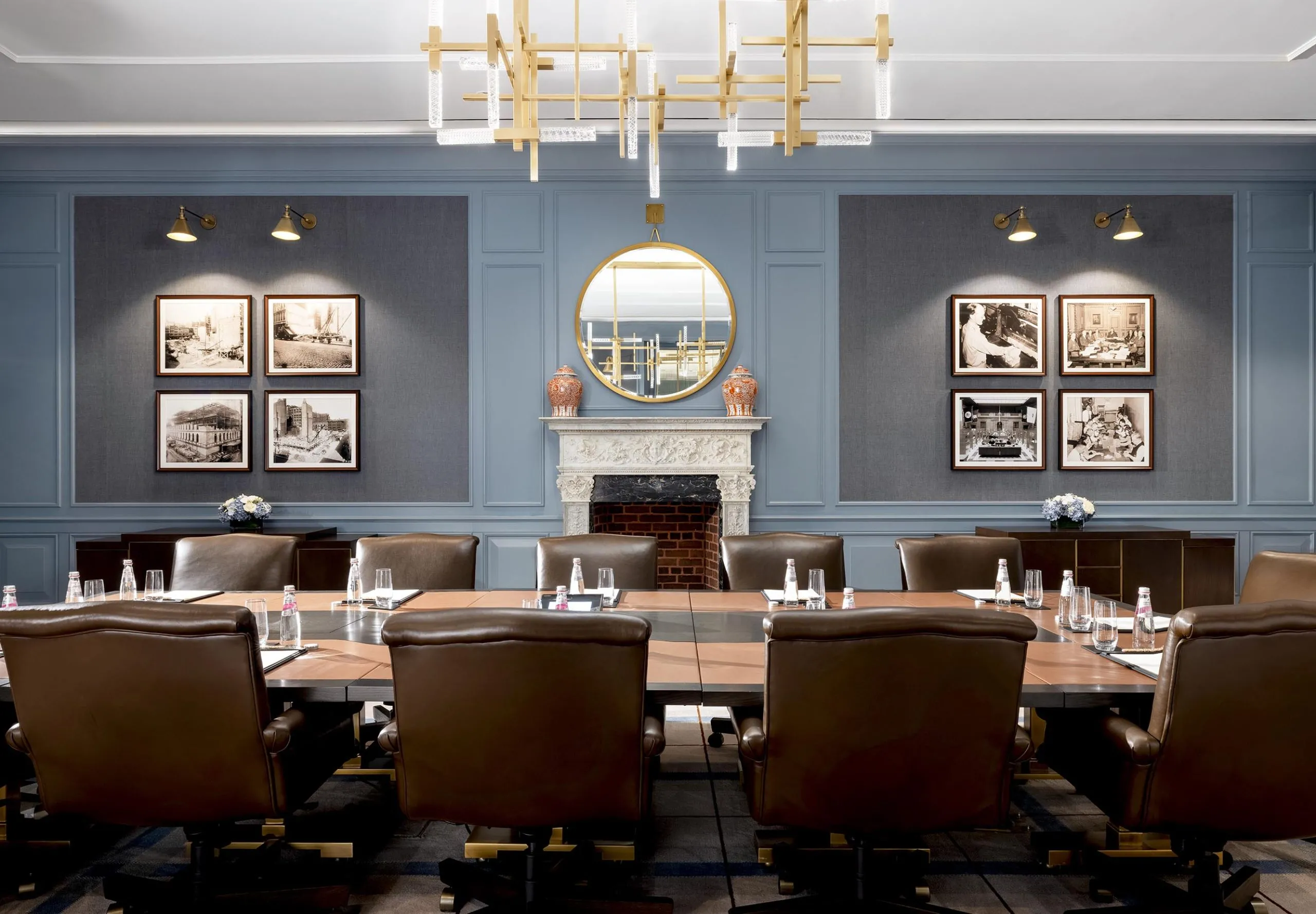 Interior view of a conference at the Langham Boston