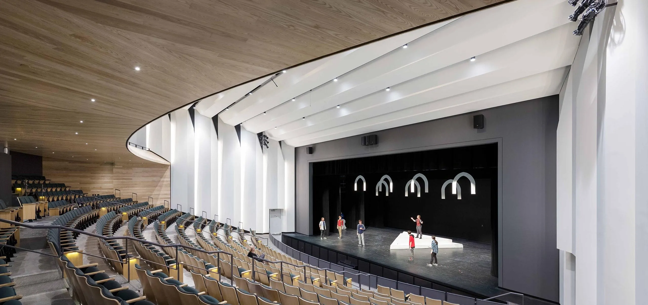 Auditorium at Billerica Memorial High School