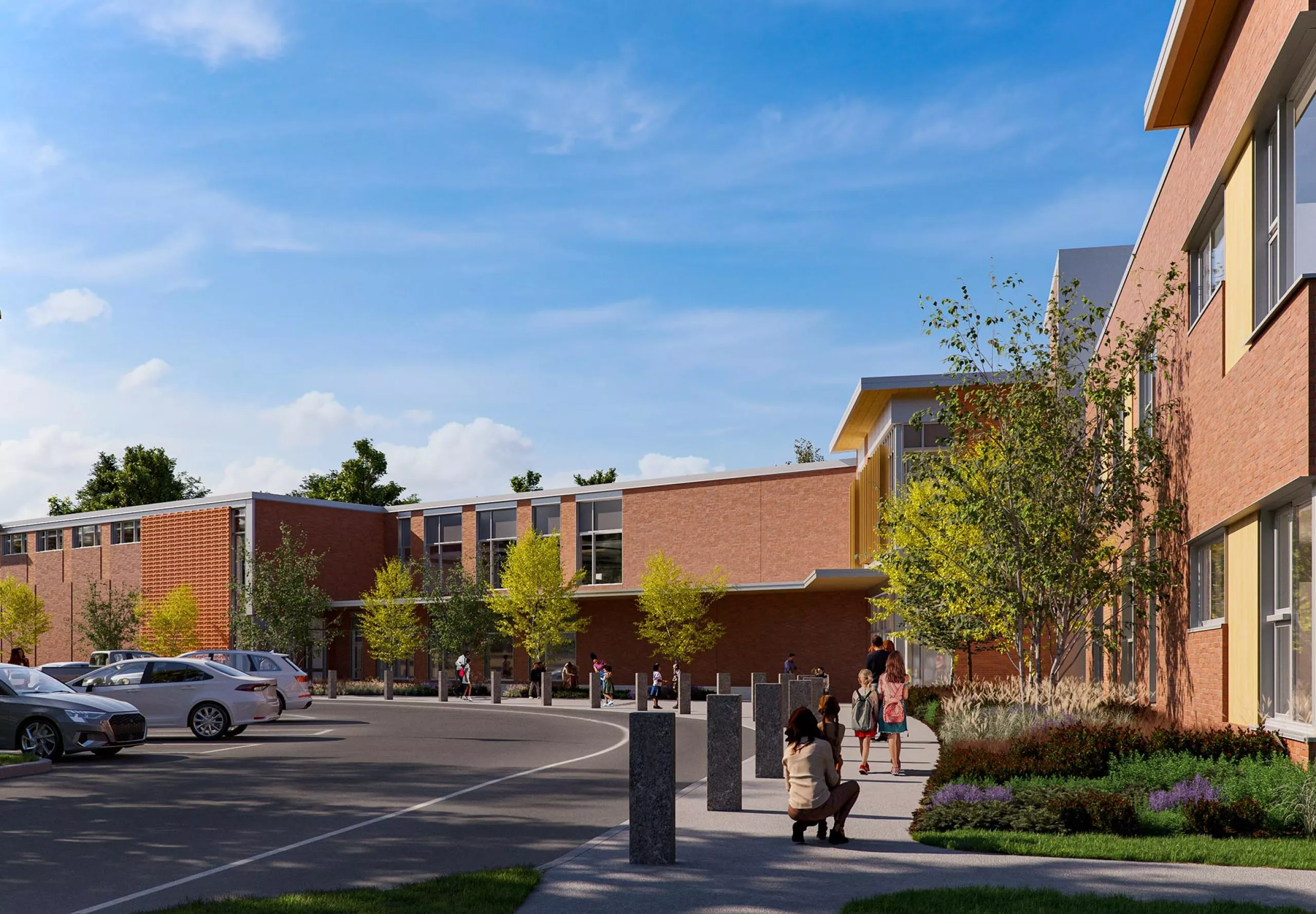 Street view of John D. Hardy Elementary School