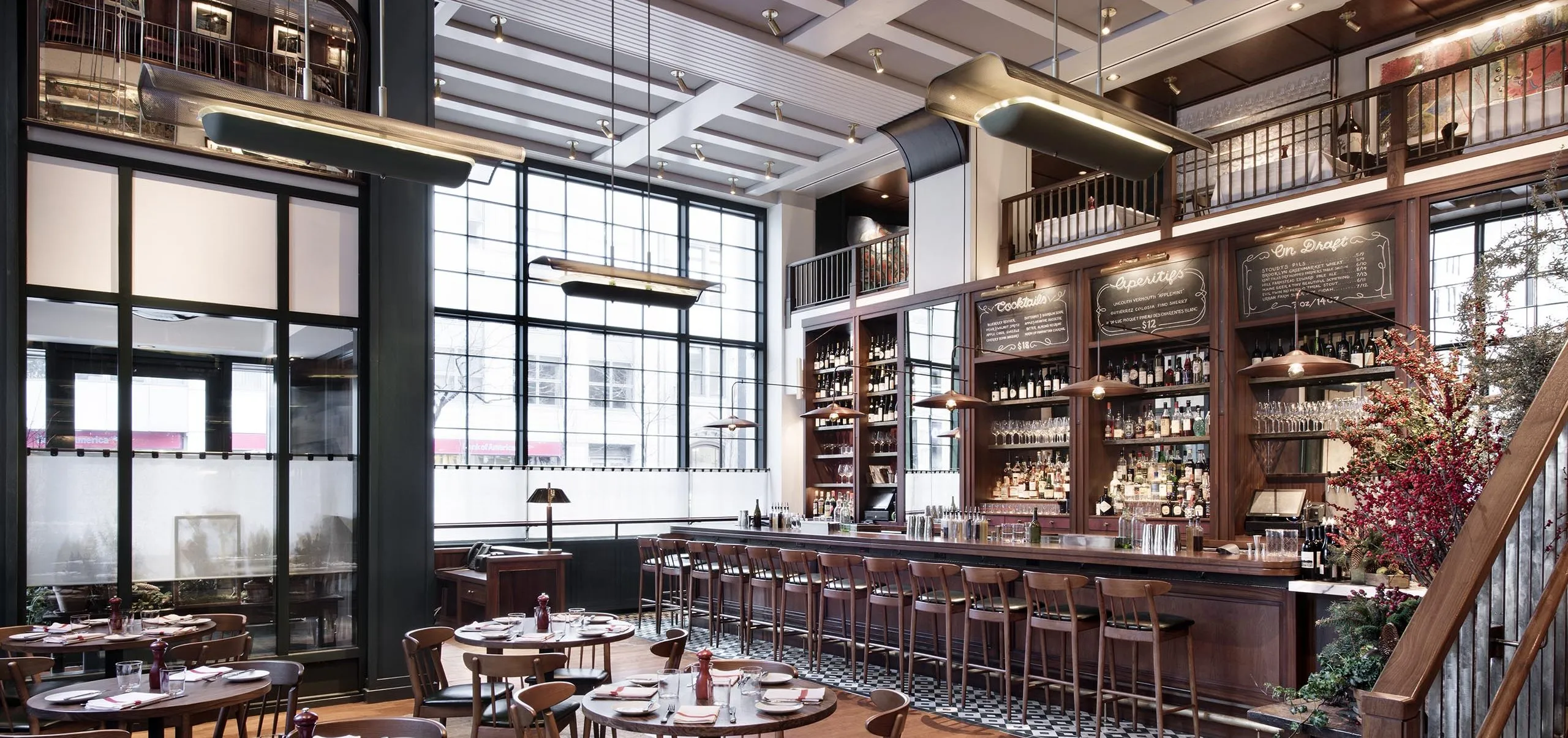 The dining room at the Union Square Cafe