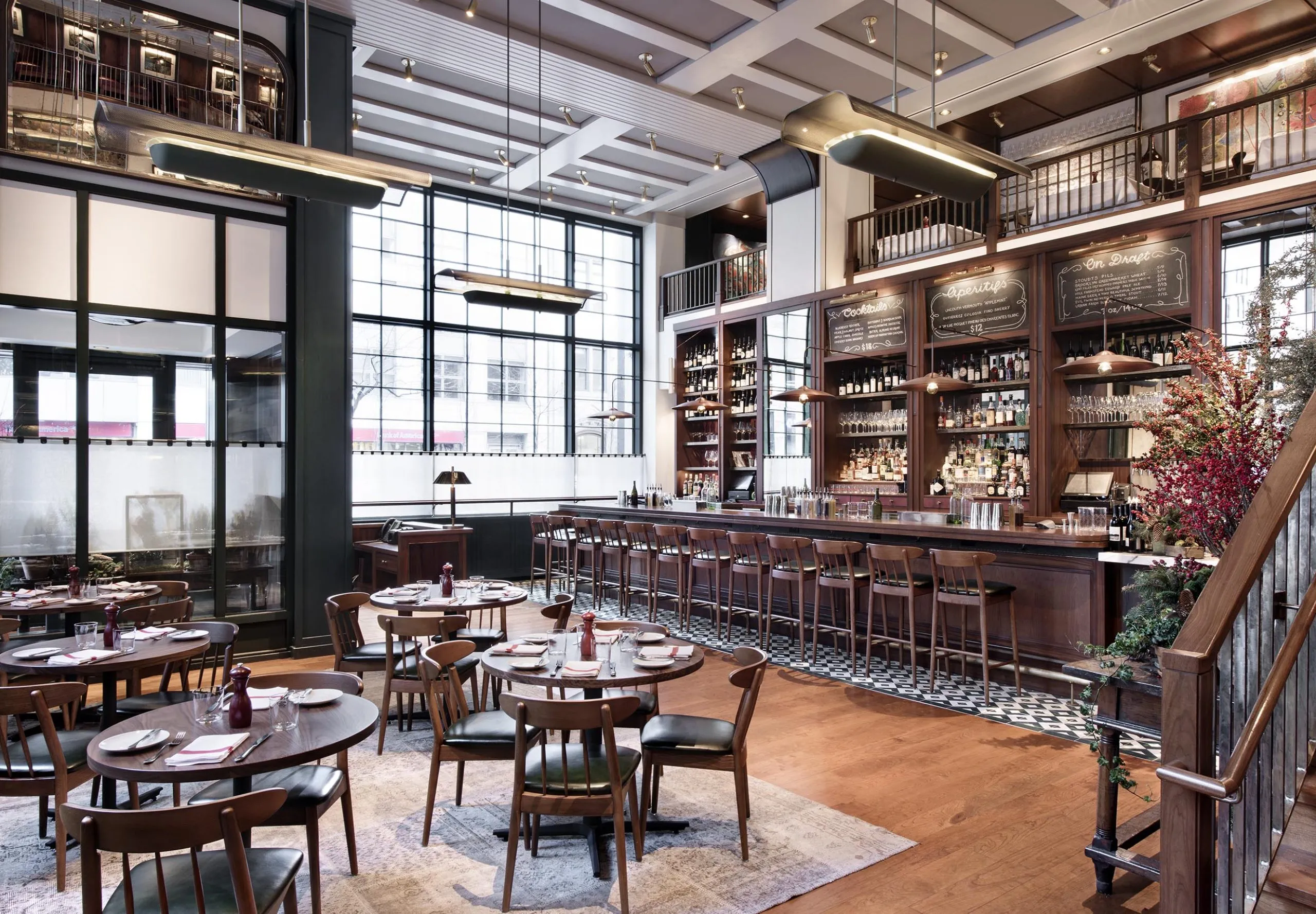 The dining room at the Union Square Cafe