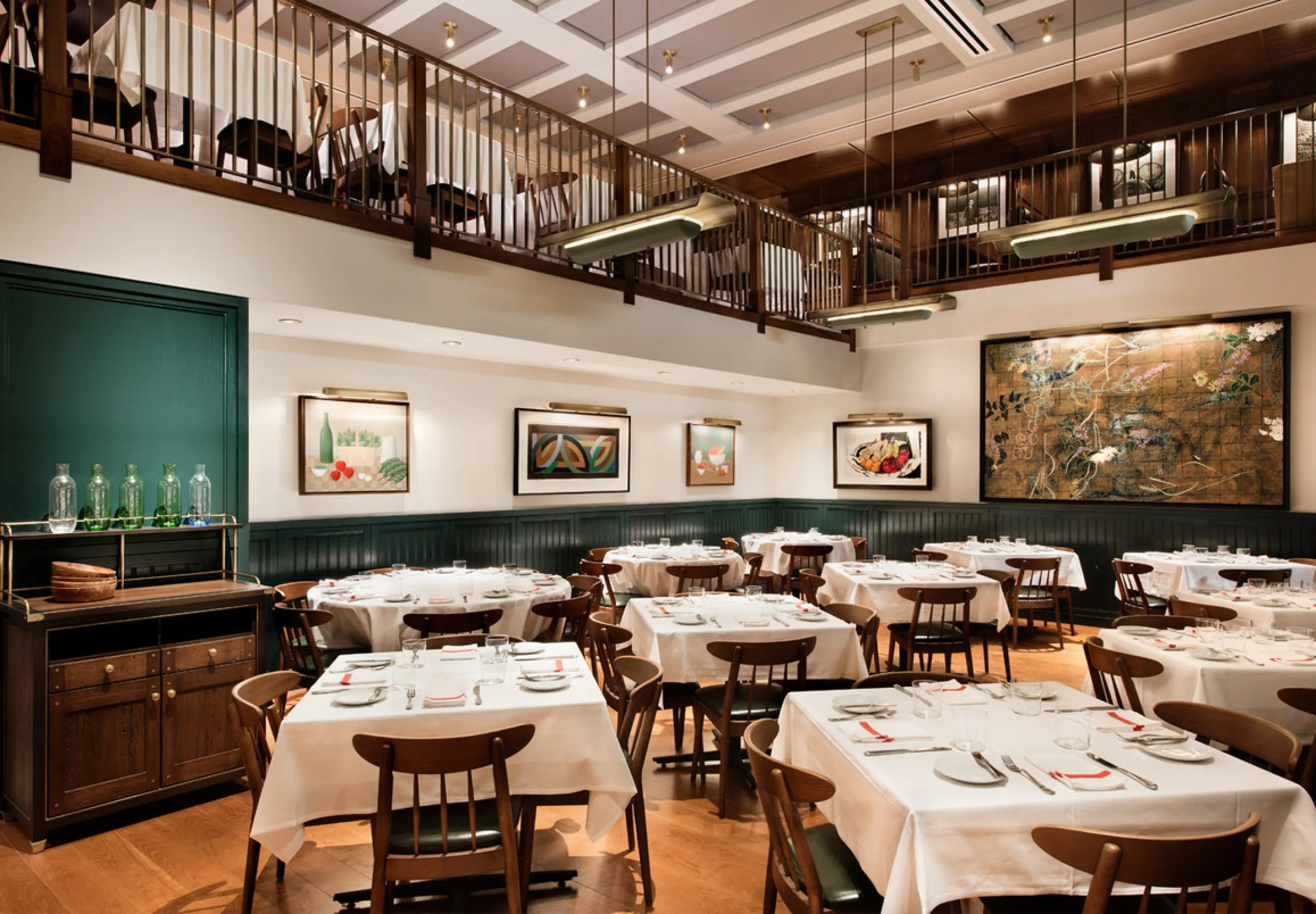 The dining room at the Union Square Cafe