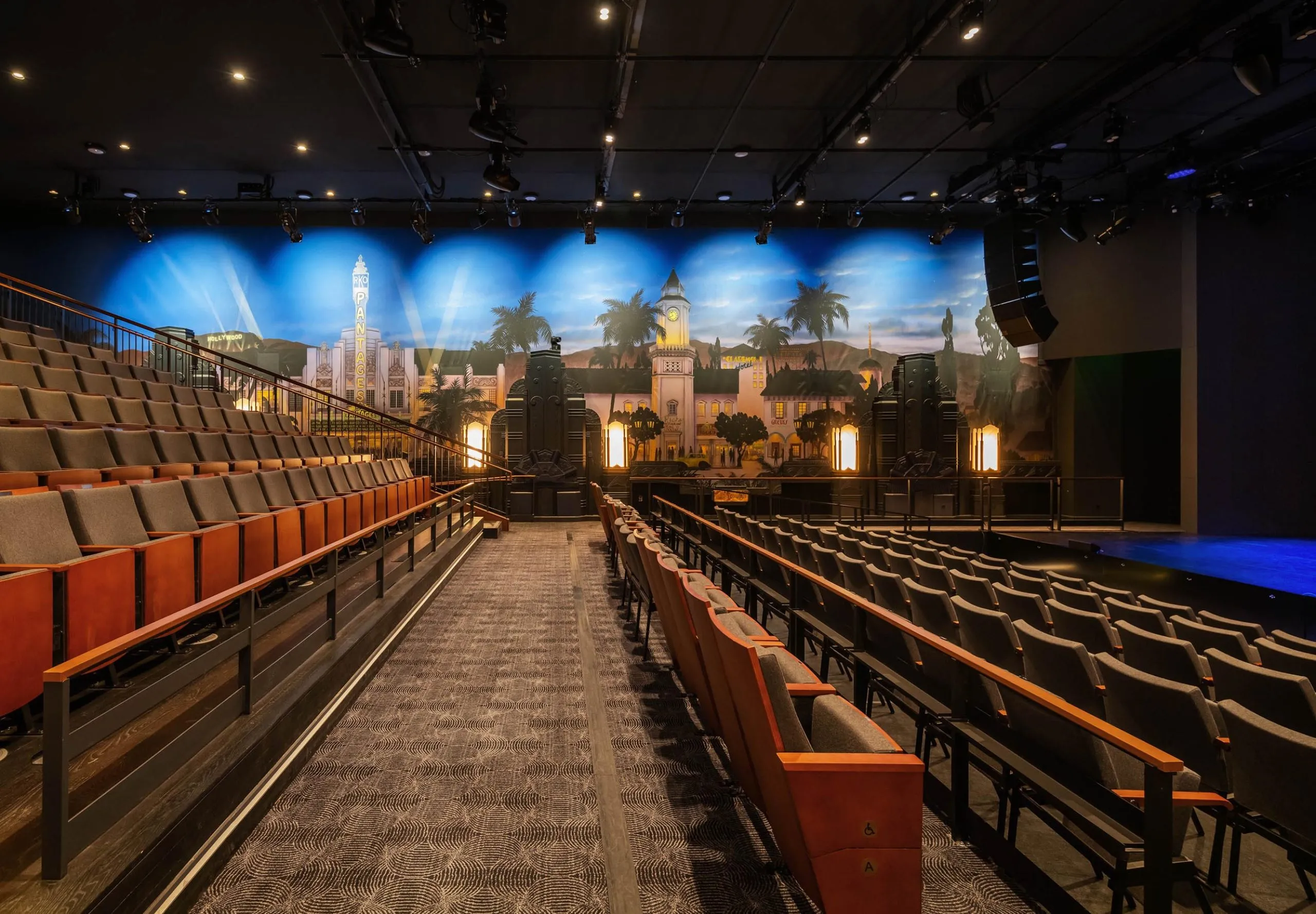 interior view of the Nimoy Theater seating