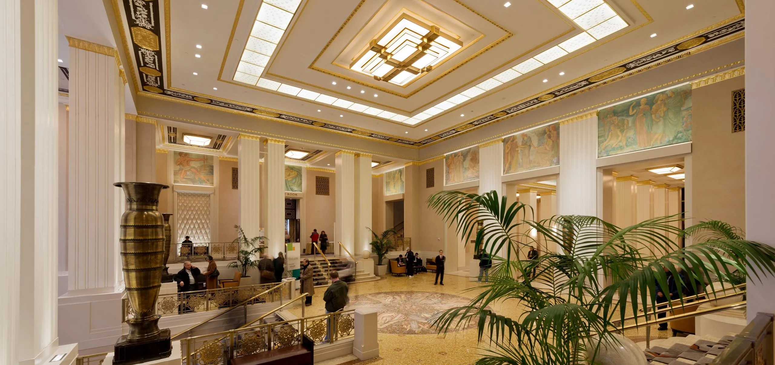 Lobby of the Waldorf Astoria