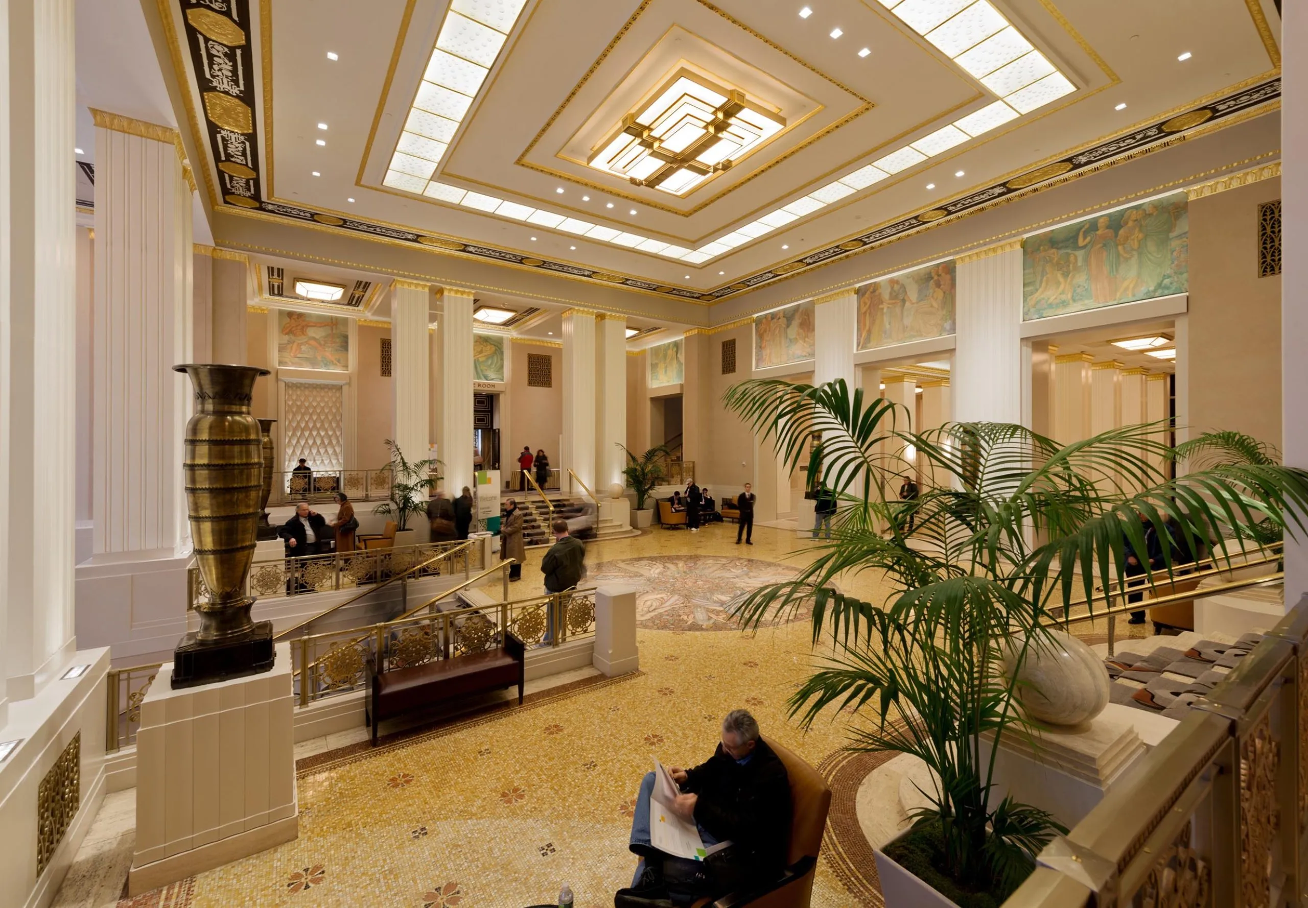 Lobby of the Waldorf Astoria