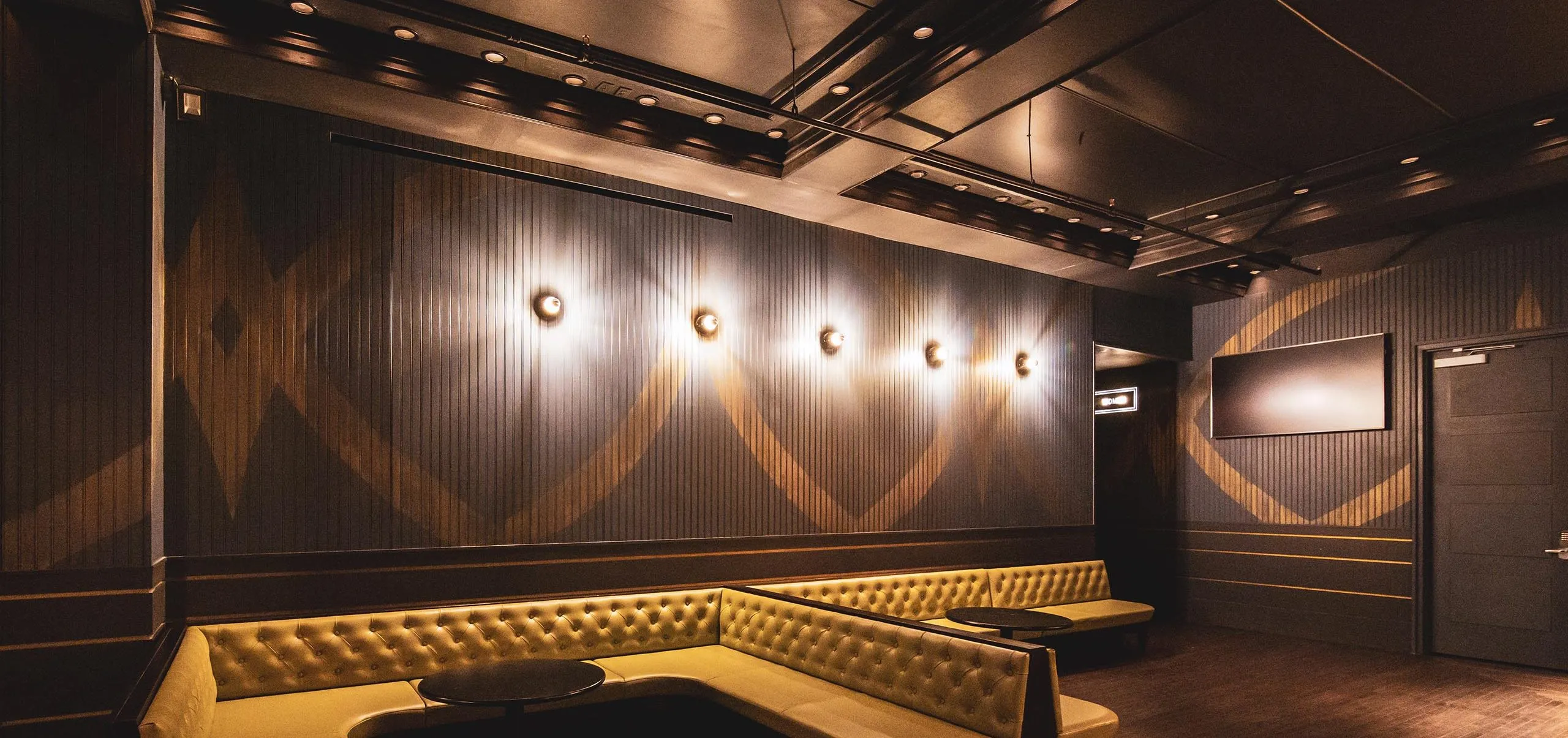 Large booths at Webster Hall